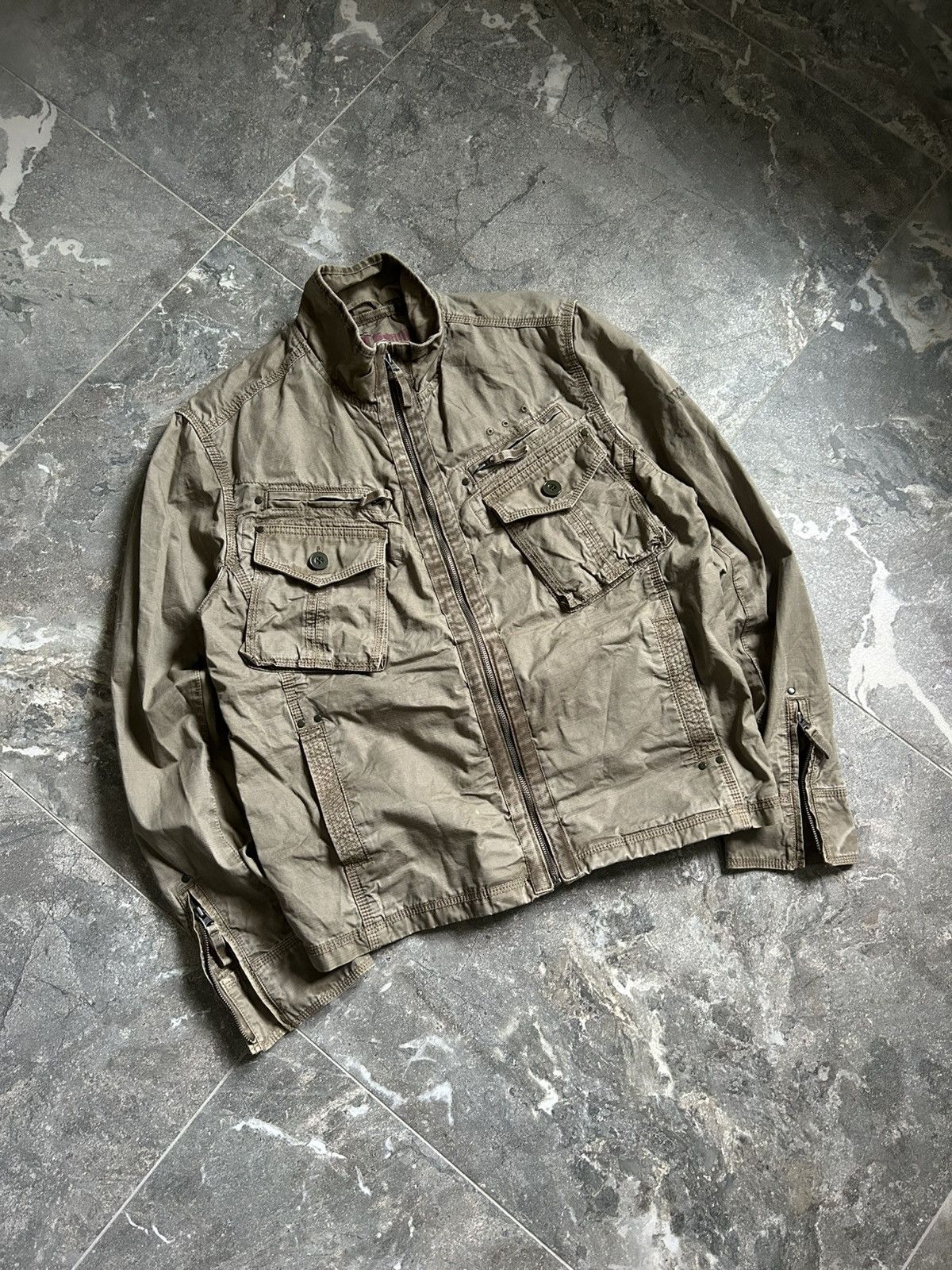 Japanese Brand × Vintage Vintage Japanese Style Y2K Distressed Grunge Jacket Size US L / EU 52-54 / 3 - 5 Thumbnail