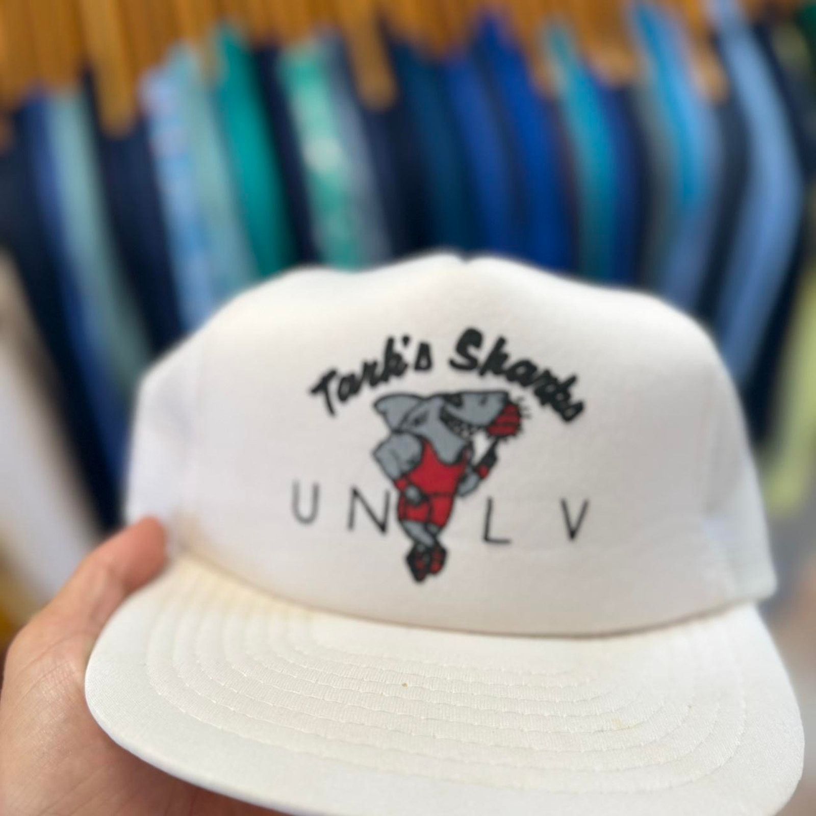 Vintage Vintage 90s UNLV Tanks Sharks Trucker Cap Size ONE SIZE - 3 Thumbnail