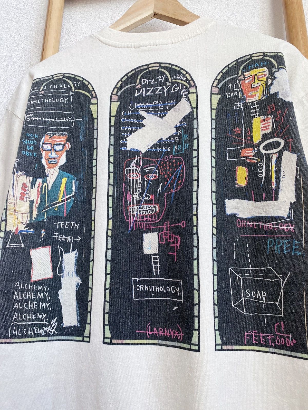 H&M × Jean-Michel Basquiat × Who Decides War WHO DECIDES WAR x BASQUIAT x H&M RELAXED FIT COTTON T-SHIRT Size US M / EU 48-50 / 2 - 3 Thumbnail