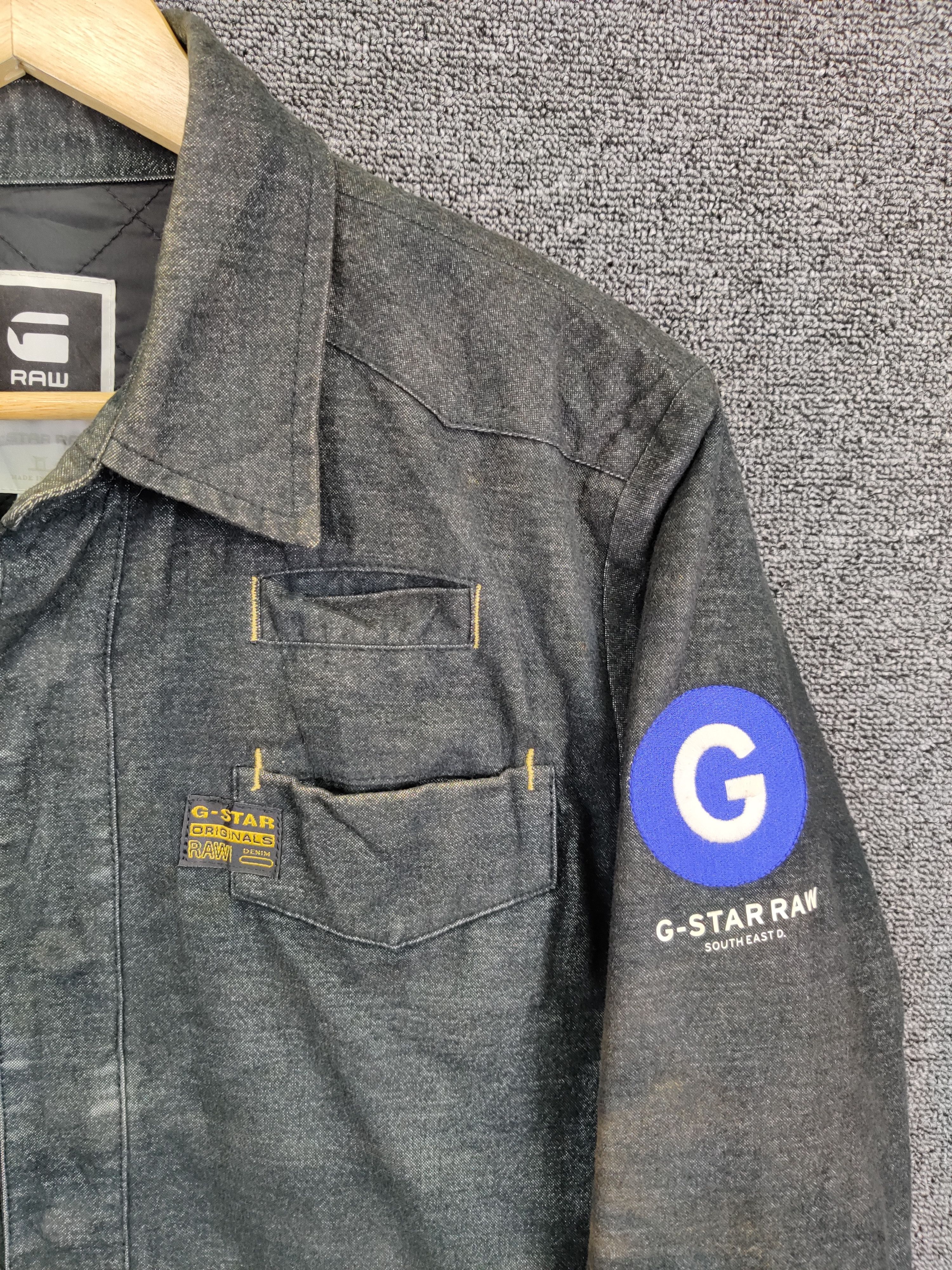 G-Star G-Star Raw Denim 3301 Sun Faded Overshirt Denim Jacket Size US M / EU 48-50 / 2 - 5 Thumbnail
