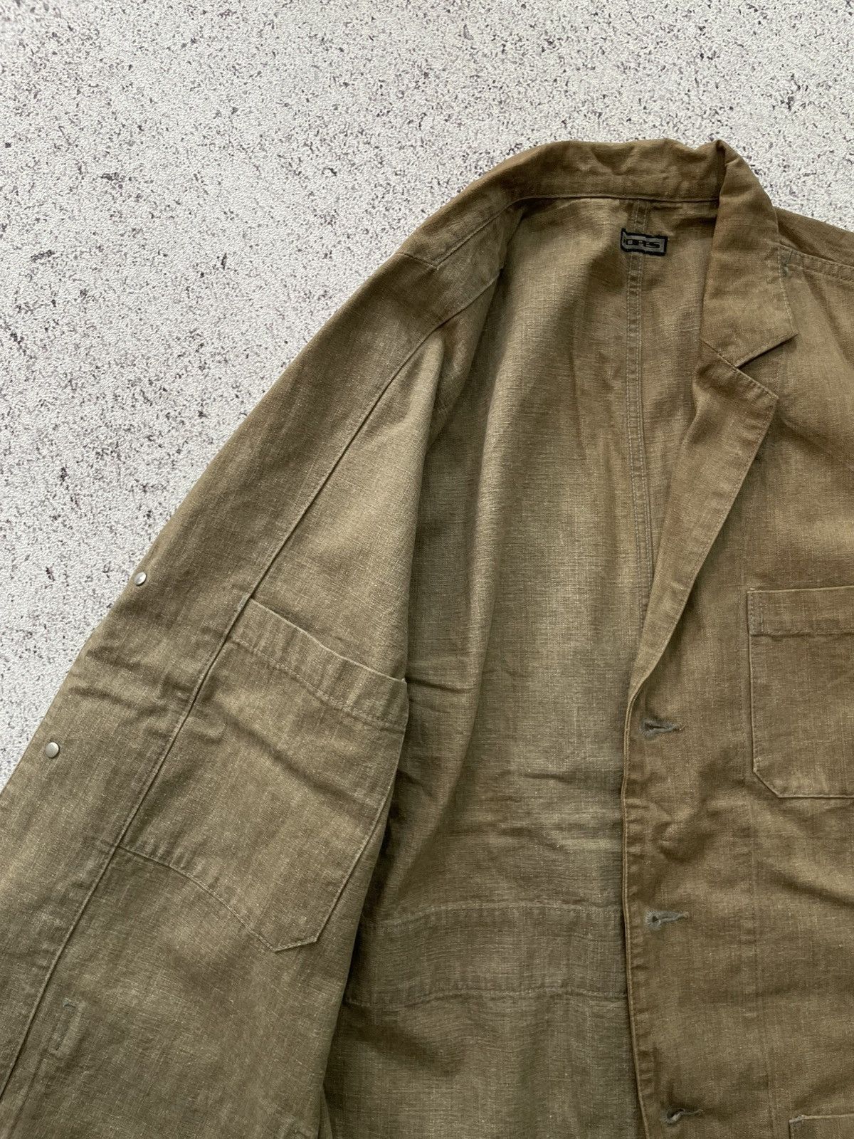 Other 1990s Ropes - Denim Canvas Work Blazer Jacket Size US L / EU 52-54 / 3 - 7 Thumbnail