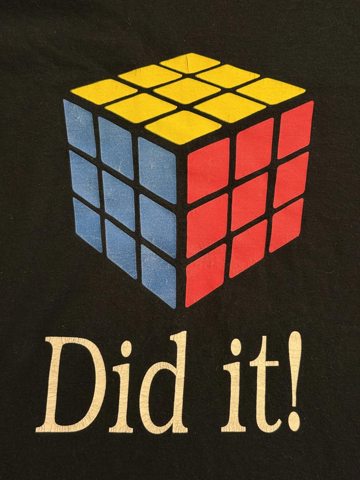 Gildan Faded Rubik's Cube T-shirt Promo Tee How to L Size US L / EU 52-54 / 3 - 4 Thumbnail