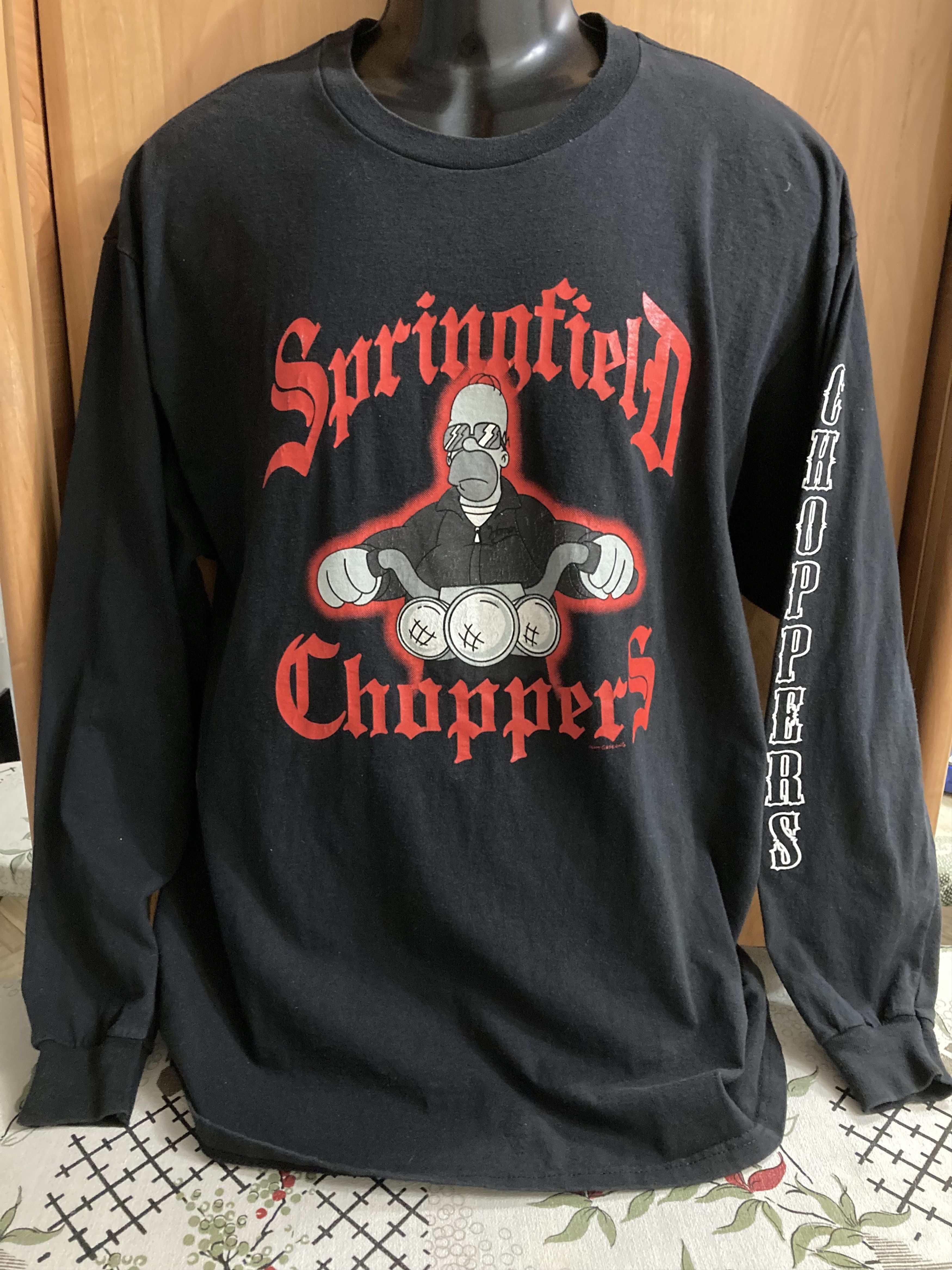 The Simpsons The Simpsons Springfield Choppers Homer T-Shirt Size US XL / EU 56 / 4 - 1 Thumbnail
