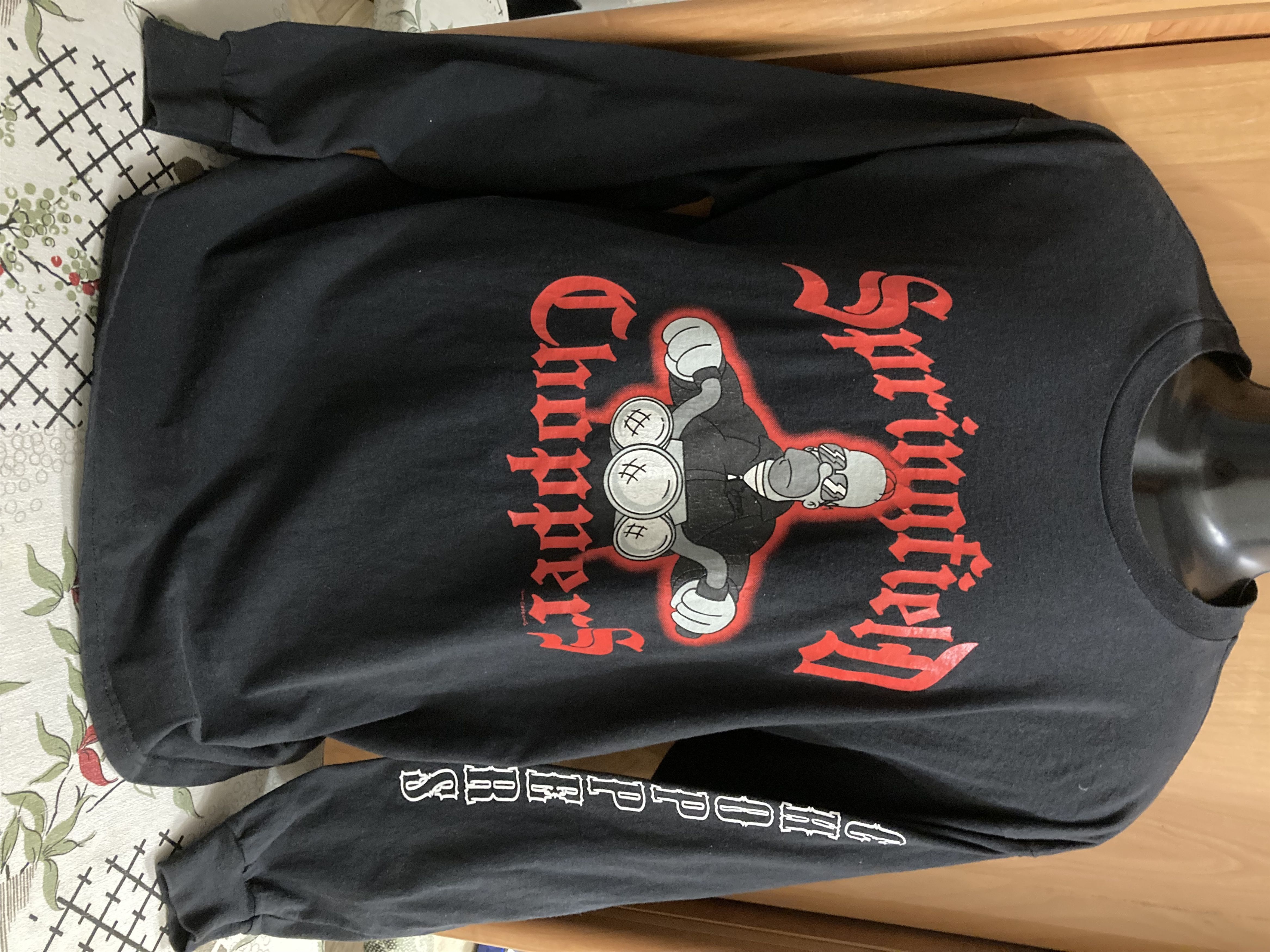 The Simpsons Springfield Choppers Homer T-Shirt