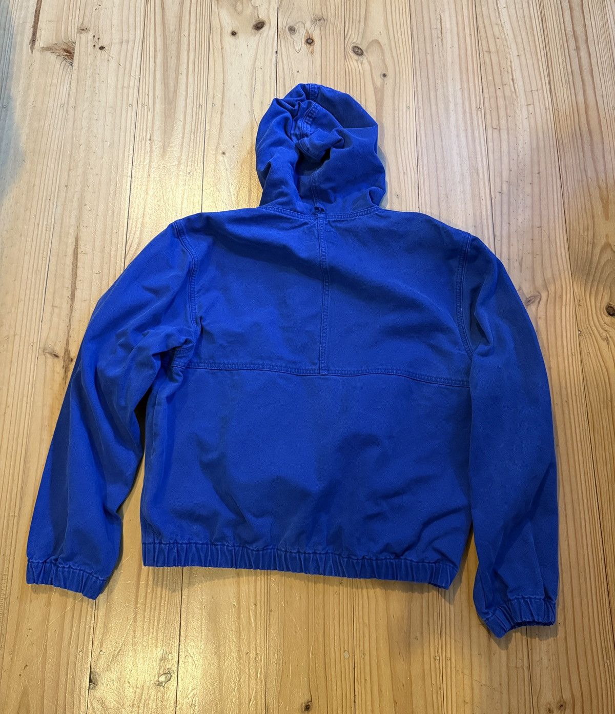 Stussy STUSSY garment co authentic workgear zip up denim hoodie Size US M / EU 48-50 / 2 - 8 Thumbnail
