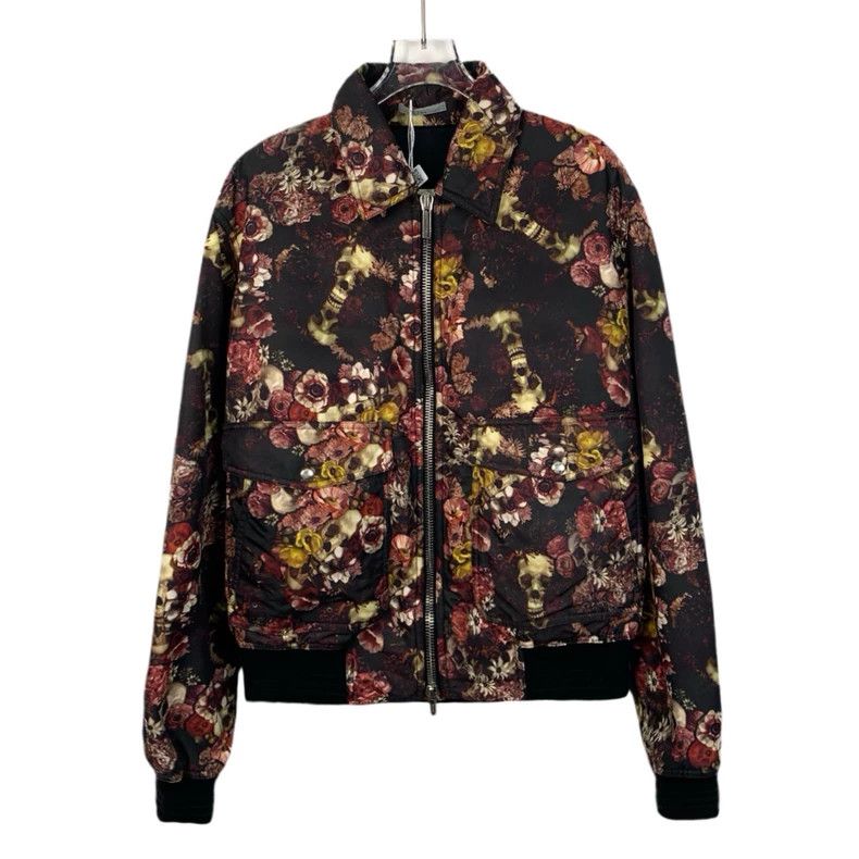 Dior Dior Multicolored skull floral full print lapel zipper jack Size US M / EU 48-50 / 2 - 1 Thumbnail