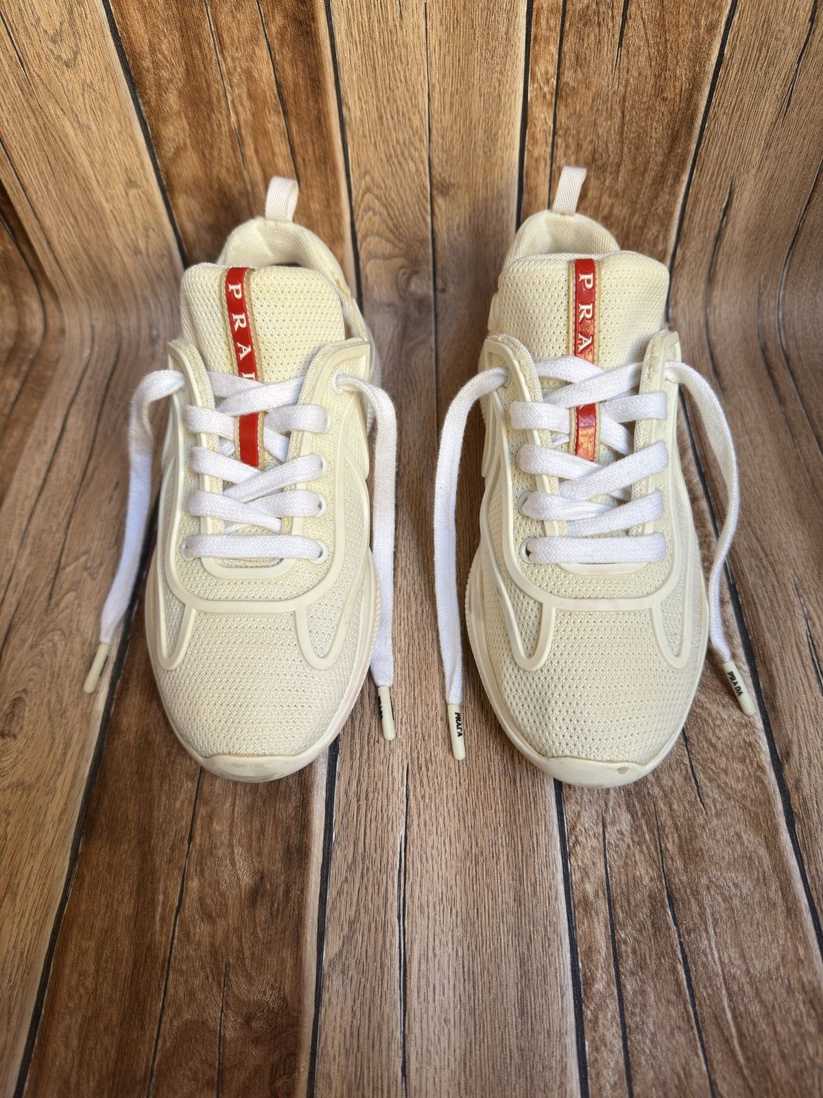 Prada fabric america cup sneakers Size US 5.5 / EU 38 - 2 Thumbnail
