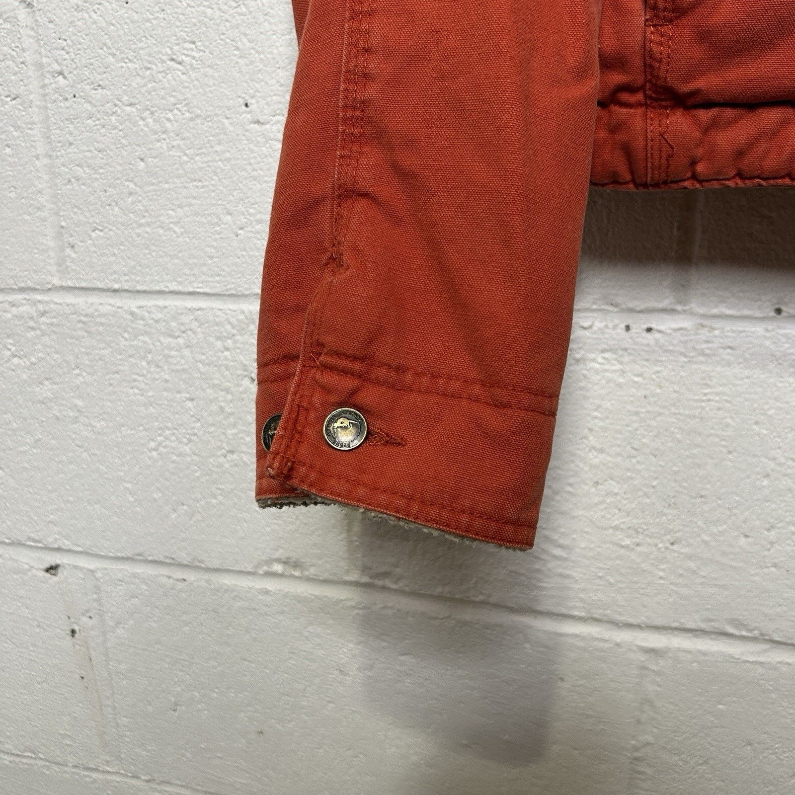Vintage Vintage Berne Canvas Sherpa-Lined Detroit Jacket “Orange” Size M / US 6-8 / IT 42-44 - 4 Thumbnail