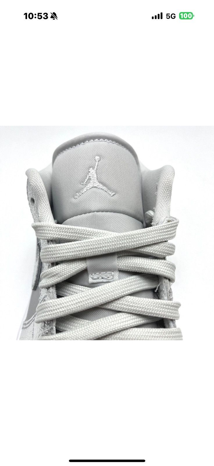 Nike Nike Air Jordan 1 Low SE Metallic Silver FN5030-001 Size US 12 / EU 45 - 8 Thumbnail