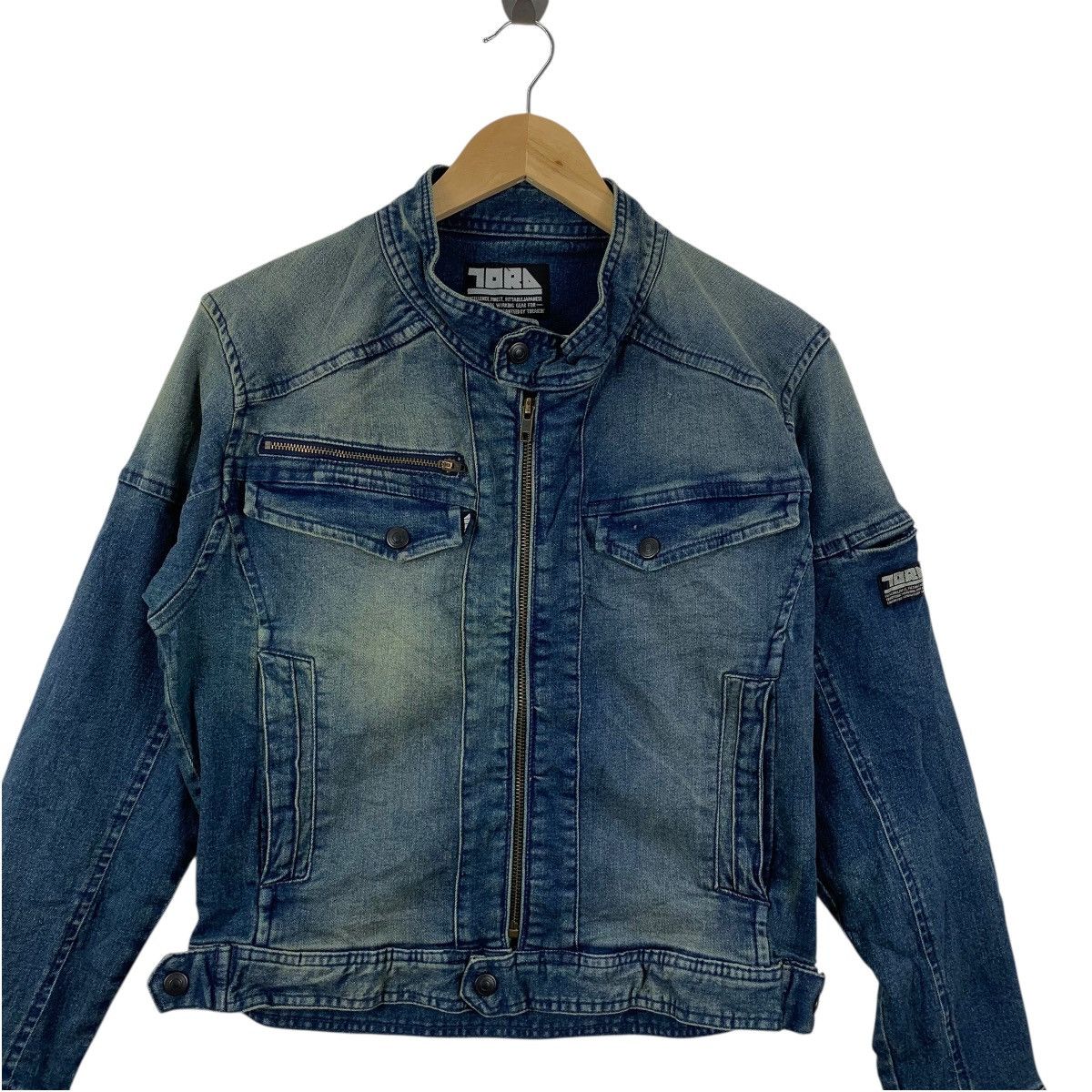 Vintage Vintage TORA JAPAN TORACHI Denim Jeans Jacket Windbreaker Size US M / EU 48-50 / 2 - 5 Thumbnail