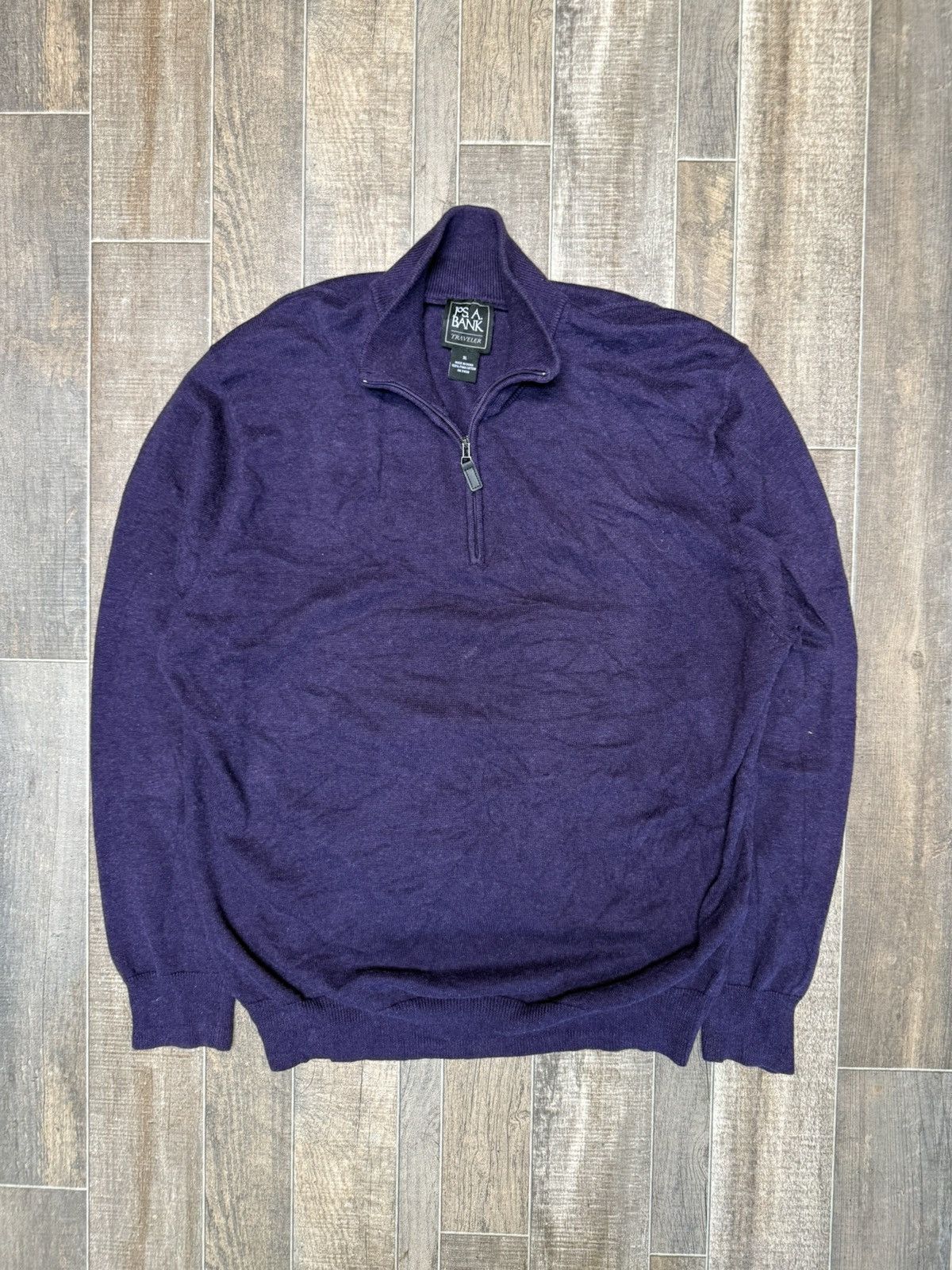 Jos. A. Bank Fancy Jo’s A. Bank quarter zip knit sweater Size US XL / EU 56 / 4 - 1 Thumbnail
