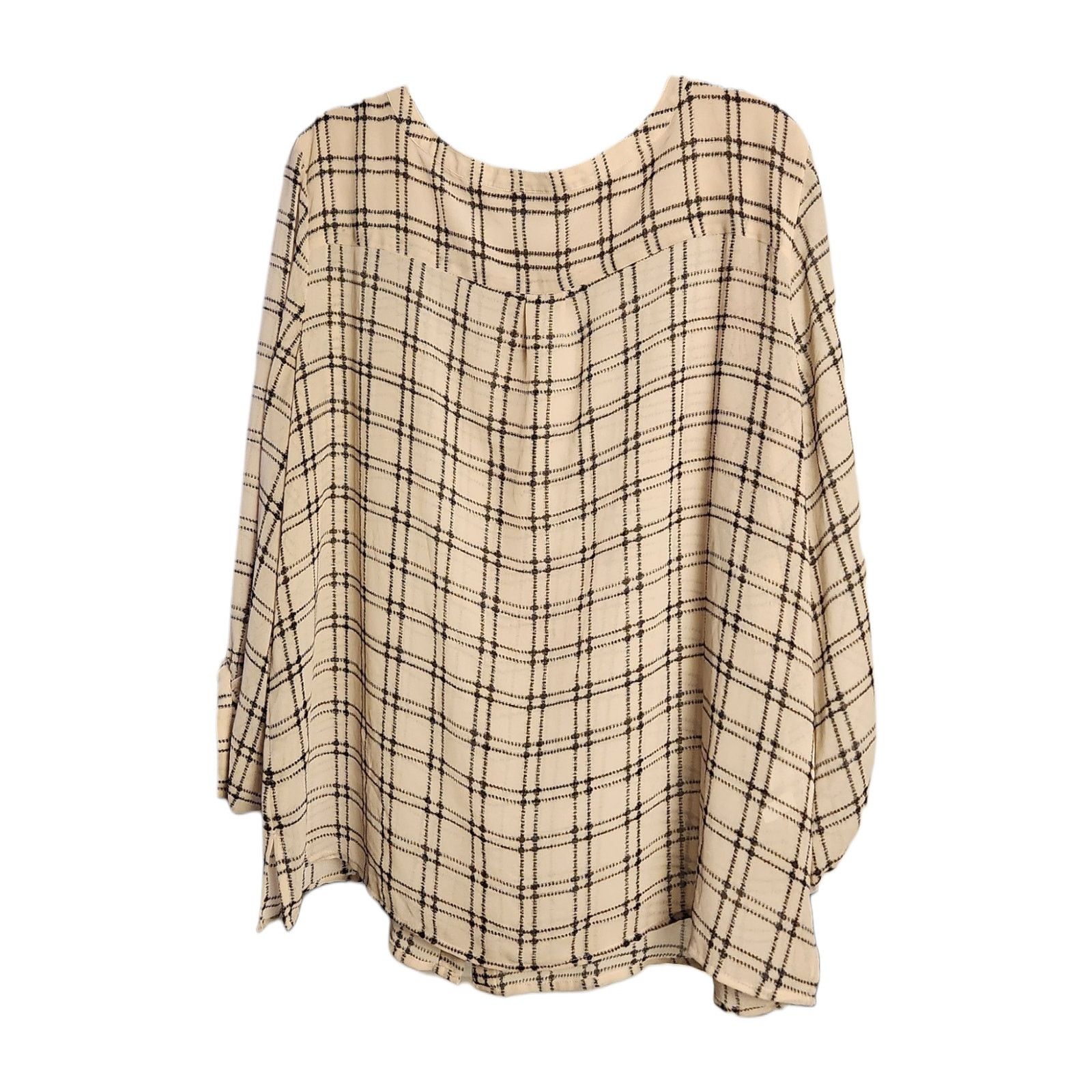 Loft LOFT Sheer Graphic Striped Button-Down Blouse - XXL Size XXL / US 16-18 / IT 52-54 - 2 Thumbnail