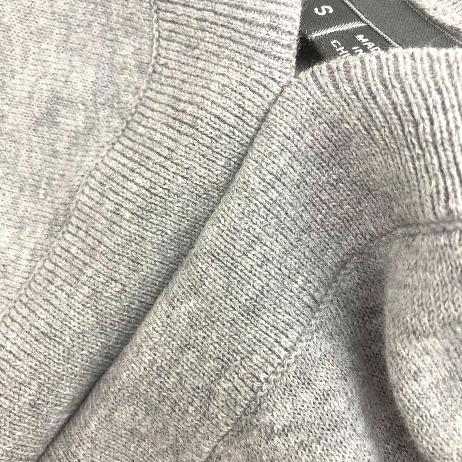 Vince Vince Gray Cotton Sweater Size S / US 4 / IT 40 - 7 Thumbnail