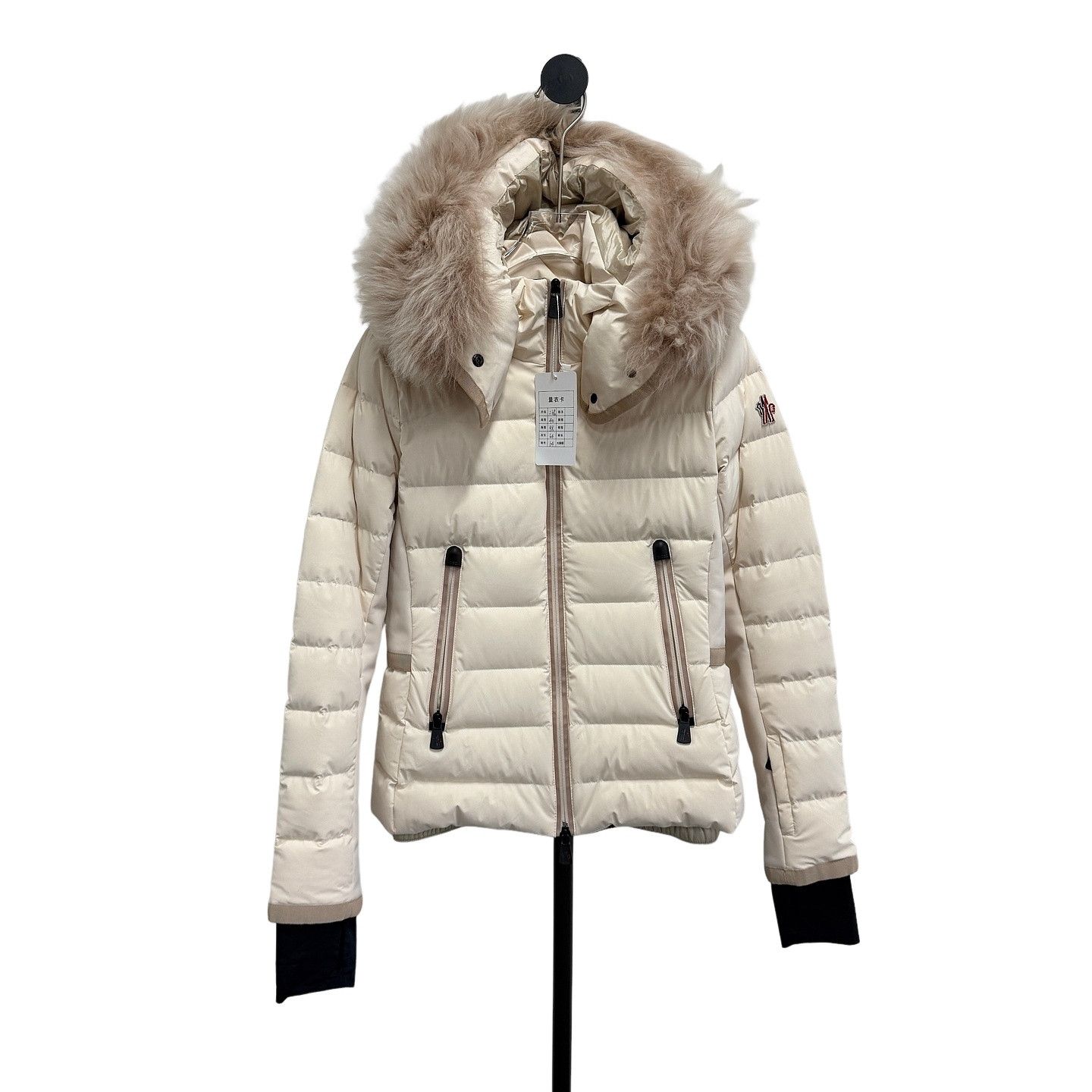 Moncler Grenoble Lamoura Down Jacket Size 2 in White, Women's