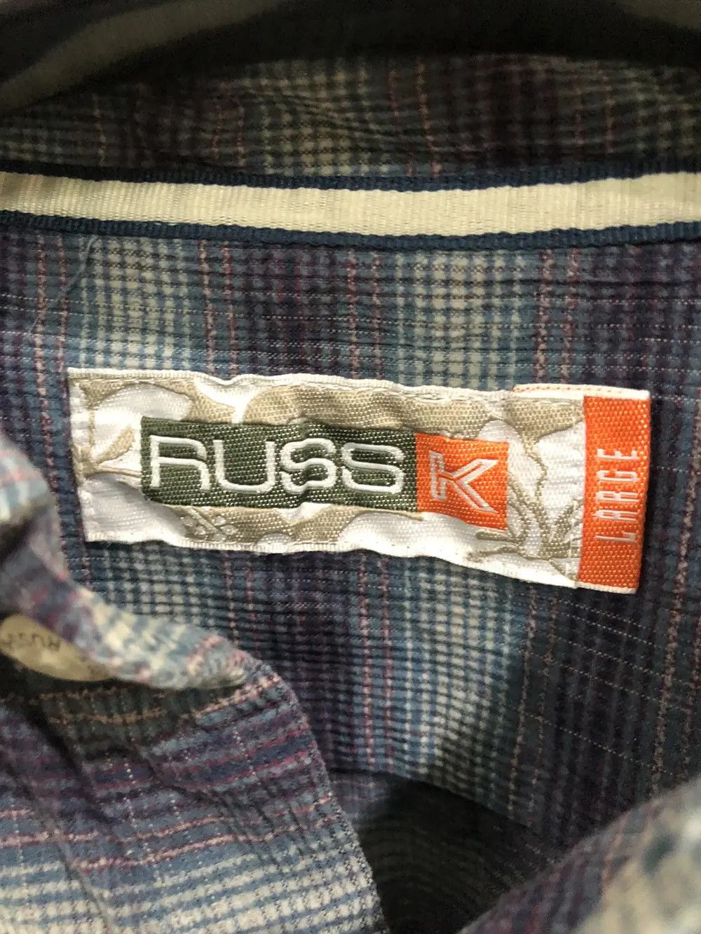 Vintage Vintage Russk Flannel Shirt 👕 Size US M / EU 48-50 / 2 - 3 Thumbnail