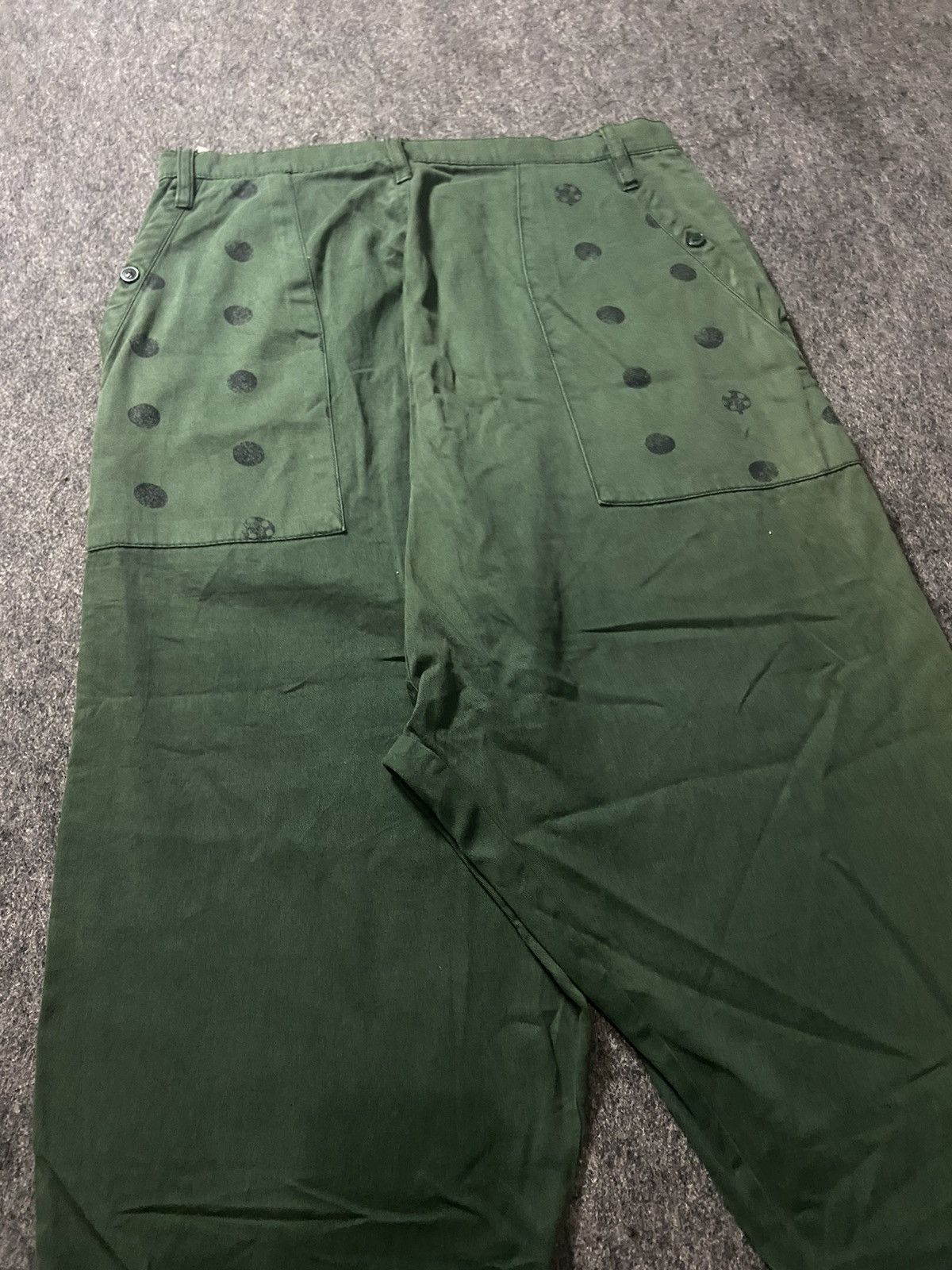 Issey Miyake × Japanese Brand × Ne-Net VTG ne-net by issey miyake work pants polka Size US 28 / EU 44 - 3 Thumbnail