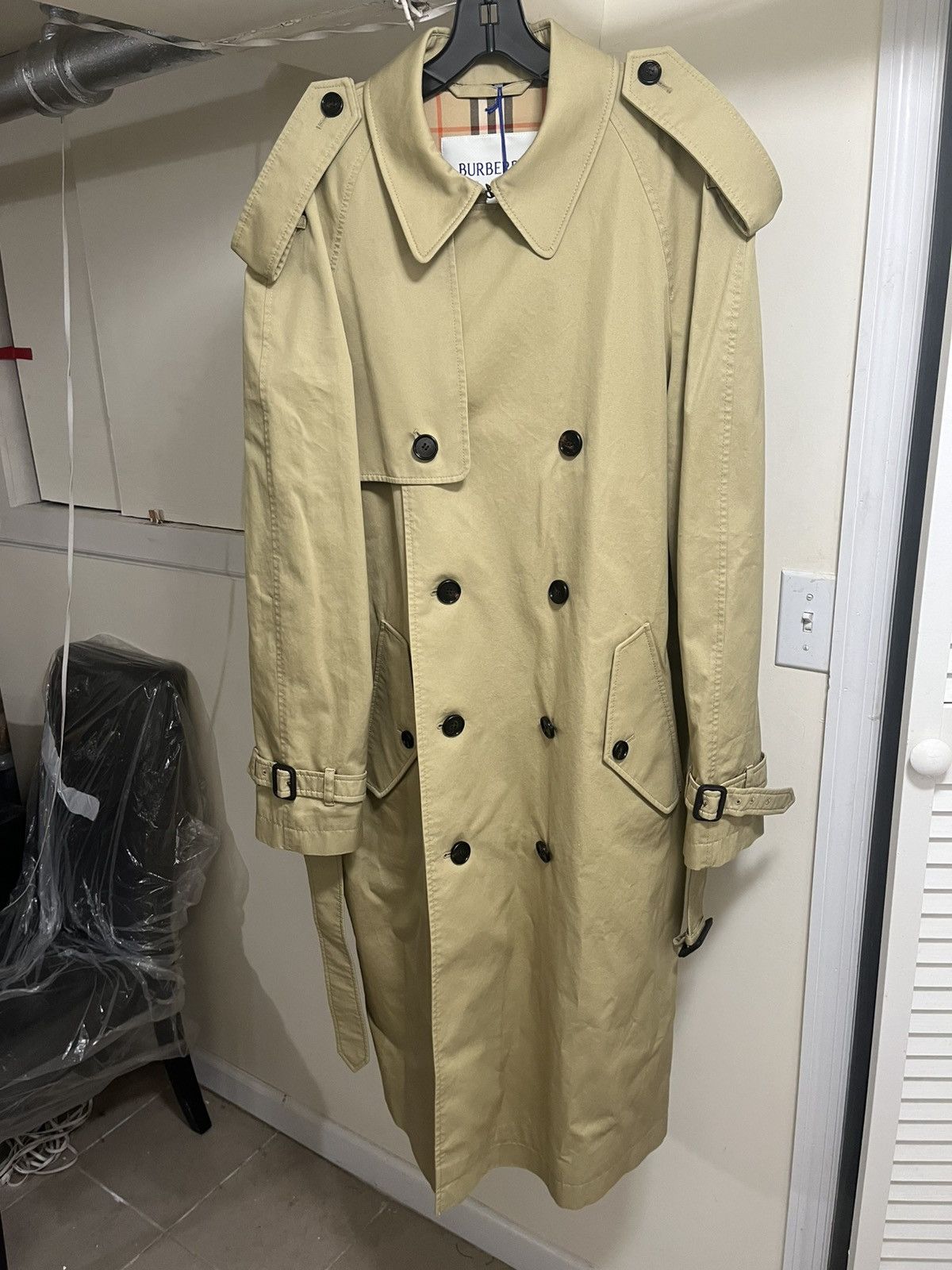 Burberry Prorsum Burberry Men’s Mid-Length Gabardine Trench Coat Sz 48 Size US M / EU 48-50 / 2 - 14 Thumbnail