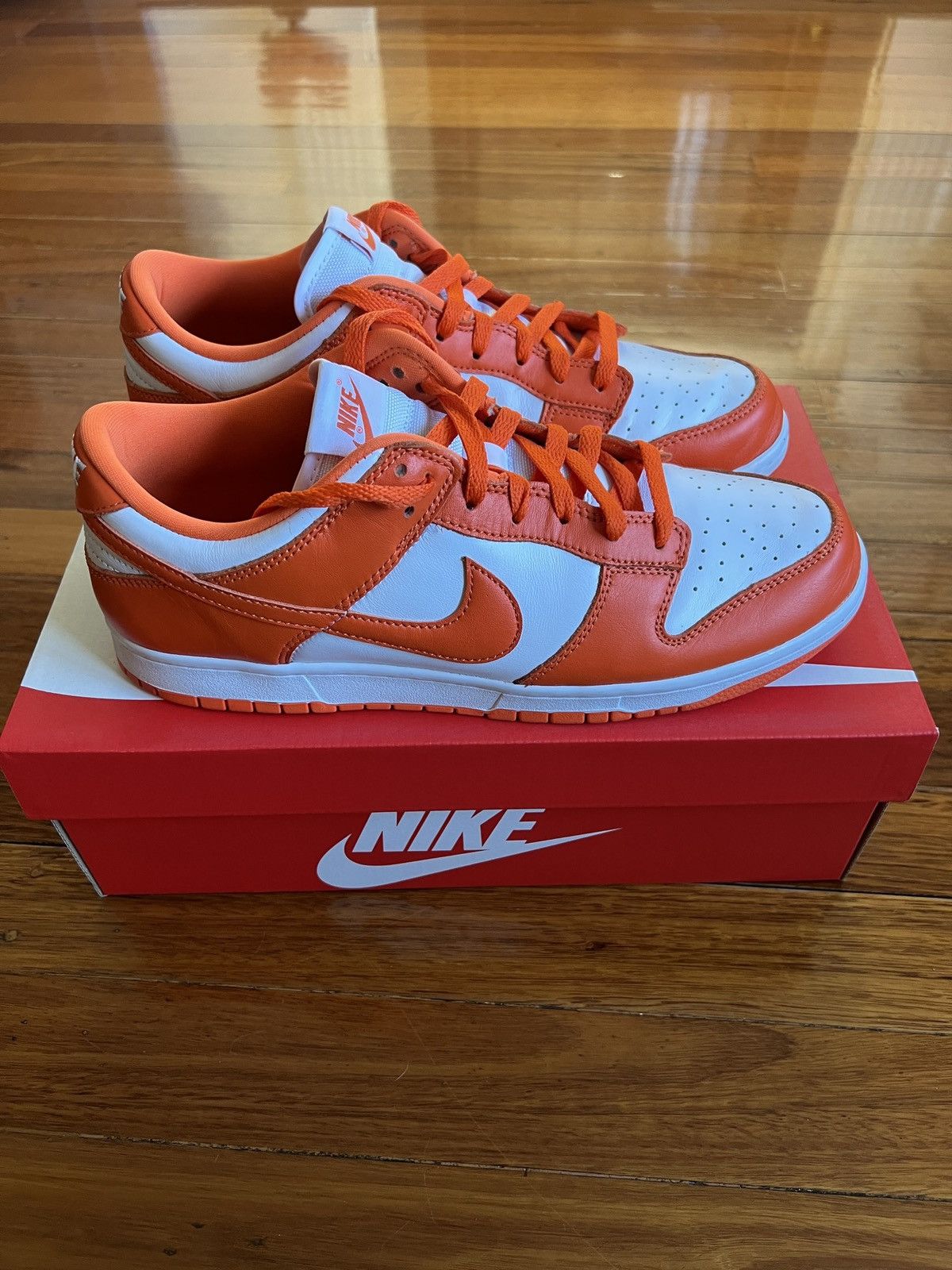Nike Nike Dunk Low SP Syracuse 2022 Size US 10 / EU 43 - 2 Thumbnail