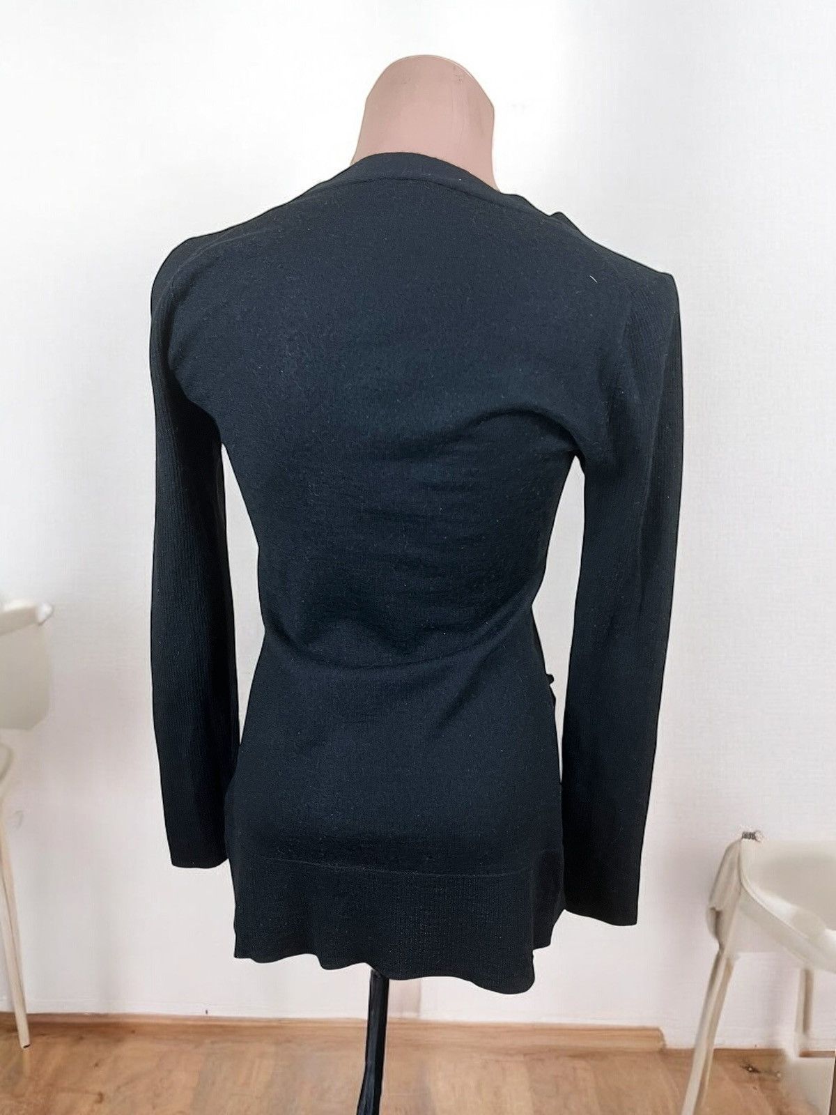 DKNY DKNY black woolen cardigan size S Size S / US 4 / IT 40 - 3 Thumbnail