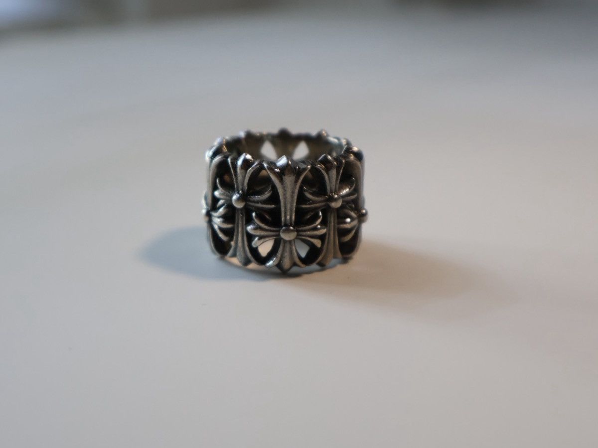 Chrome Hearts Chrome hearts cemetery black rhodium ring sz 10 Size ONE SIZE - 3 Thumbnail