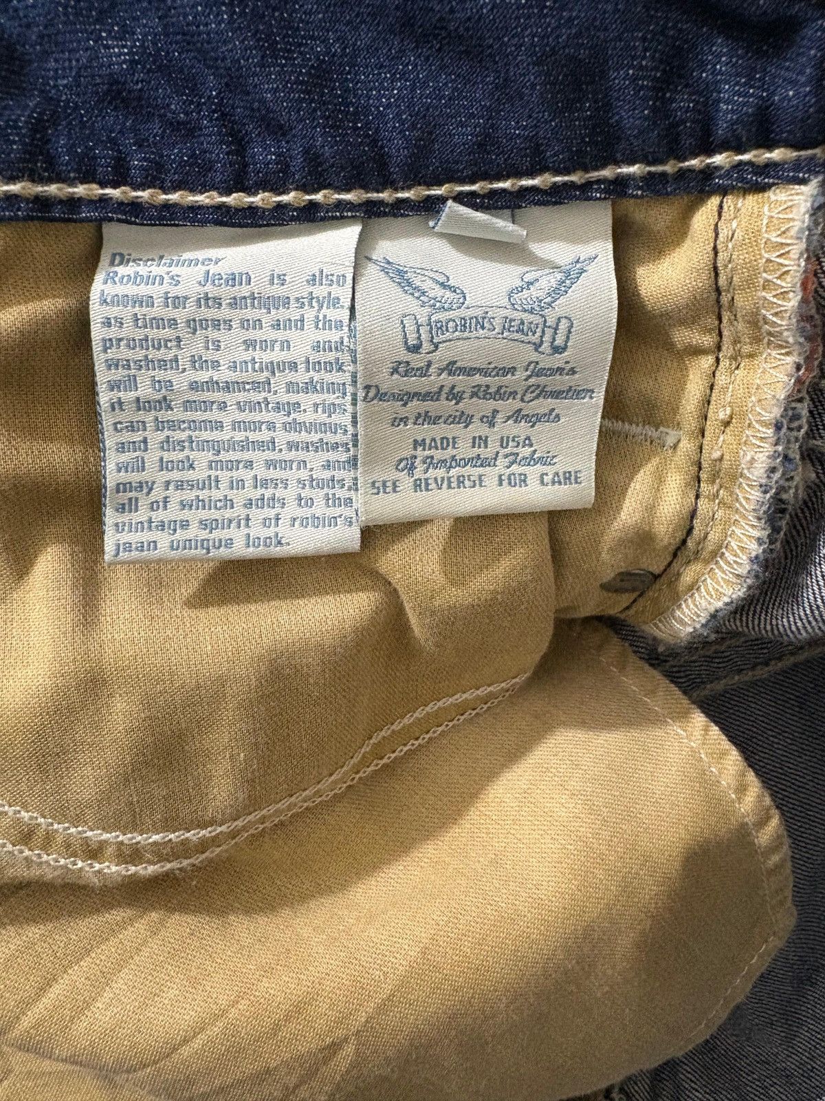 Robins Jeans Robin’s Jean x Golden Wings x Vintage Denim Size US 29 - 11 Thumbnail