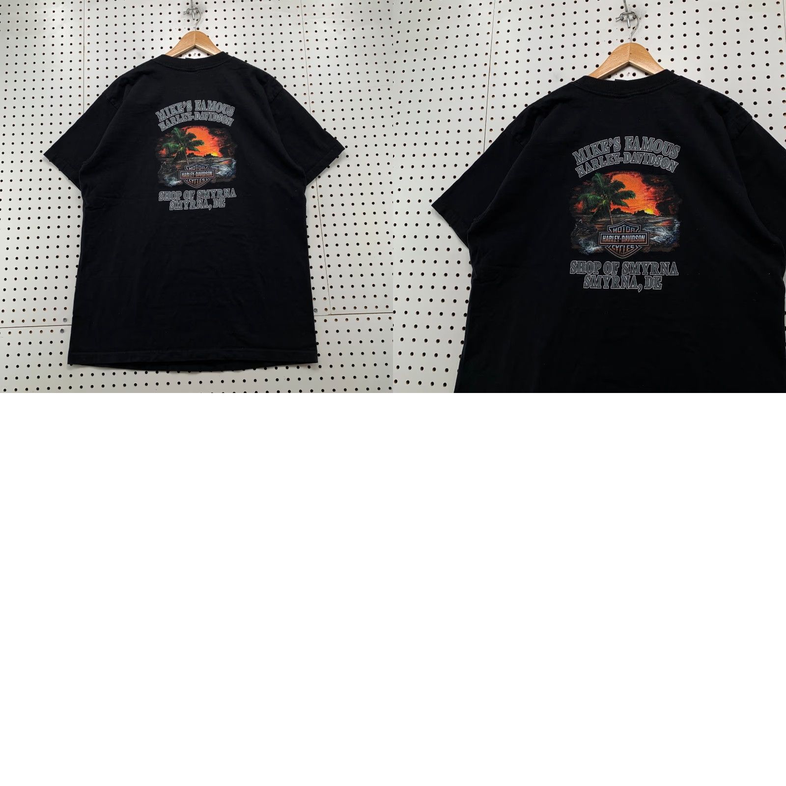 Harley Davidson VINTAGE Harley-Davidson Shirt Mens XL Black Eagle Declare Independence Smyrna DE Size US XL / EU 56 / 4 - 9 Thumbnail