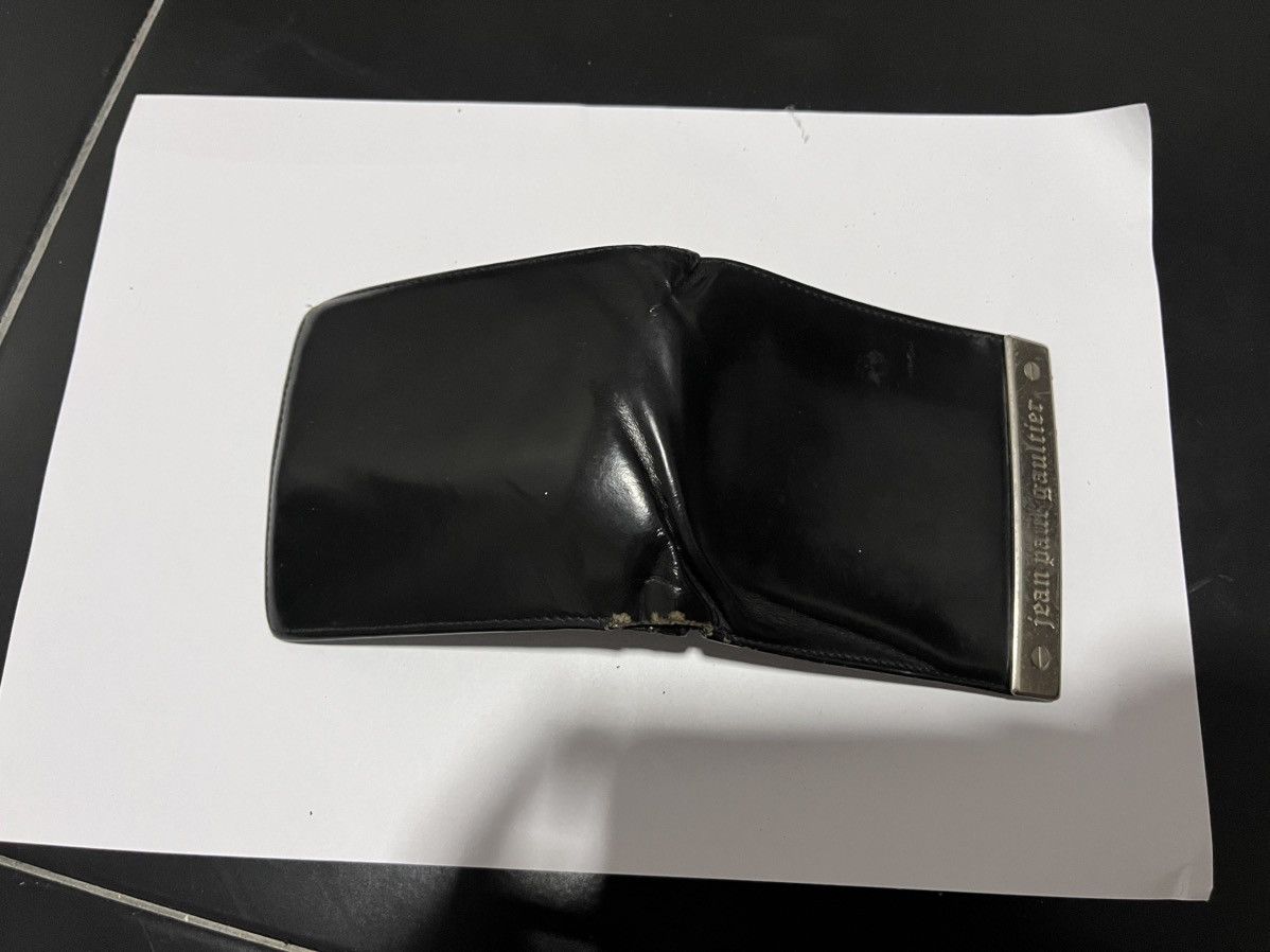 Jean Paul Gaultier × Vintage Jean-Paul Gaultier Black and Silver Wallet-purses Size ONE SIZE - 6 Thumbnail