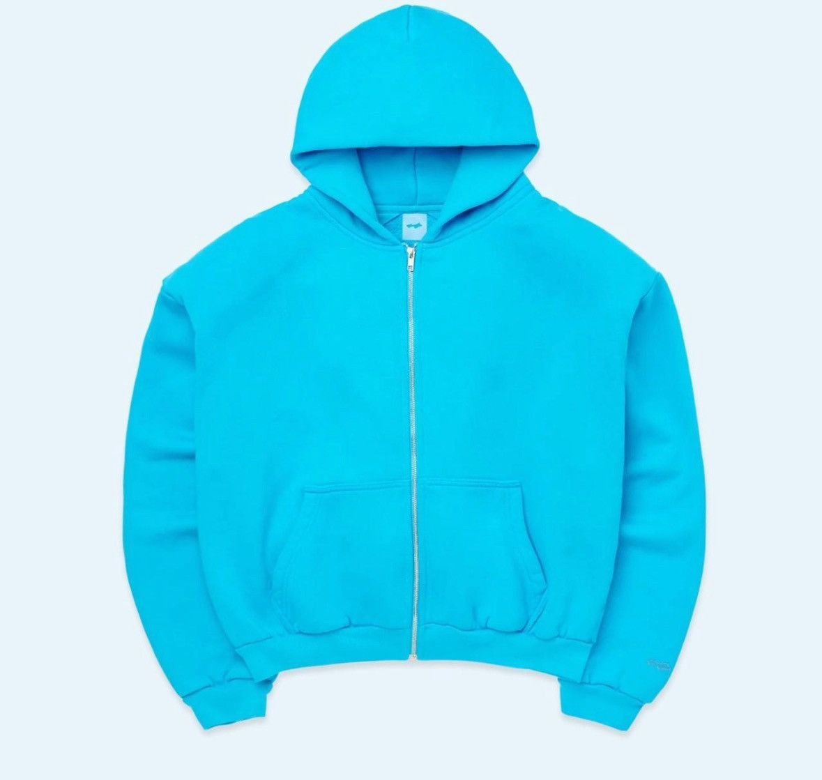 SKYLRK SKYLRK Zip Blue Hoodie | Grailed
