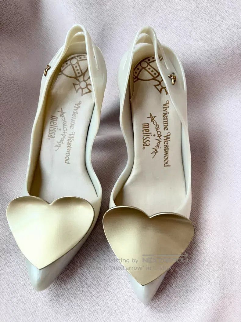 Vivienne Westwood Vivienne Westwood Vintage white gold heart-shaped pointed Size US 6.5 / IT 36.5 - 4 Thumbnail
