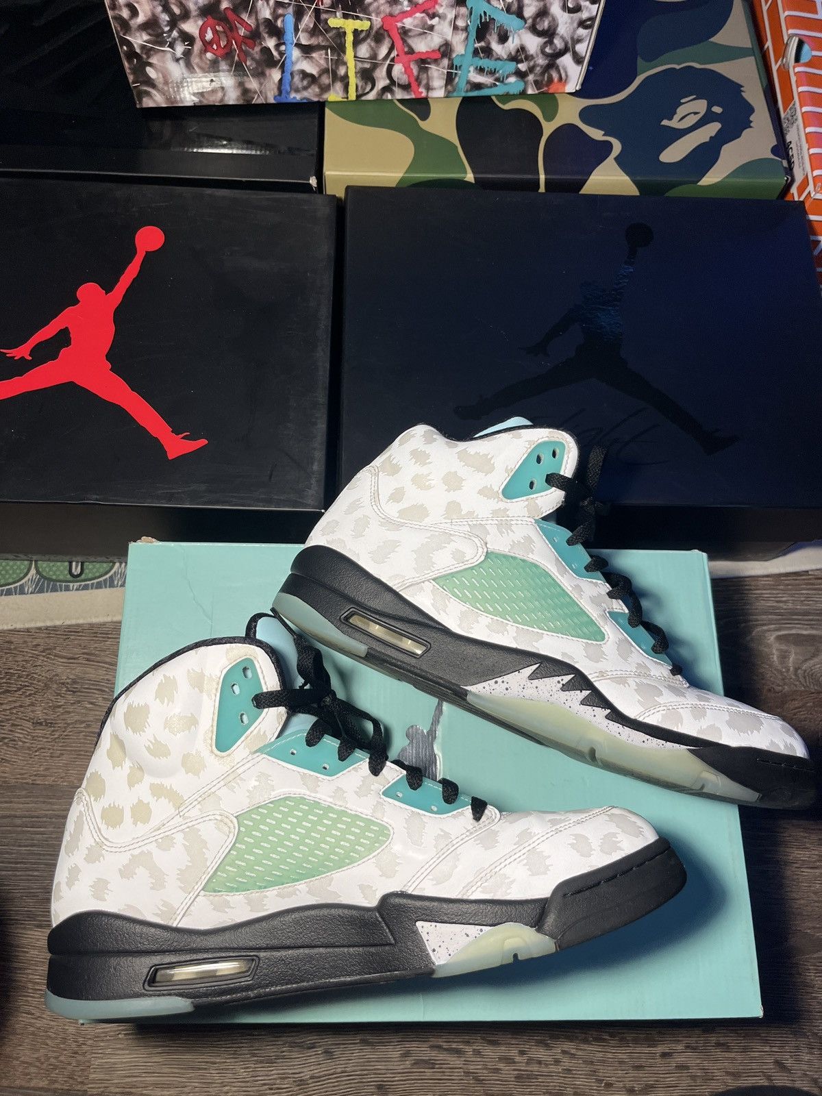 Jordan Brand Jordan 5 retro island green Size US 11 / EU 44 - 2 Thumbnail