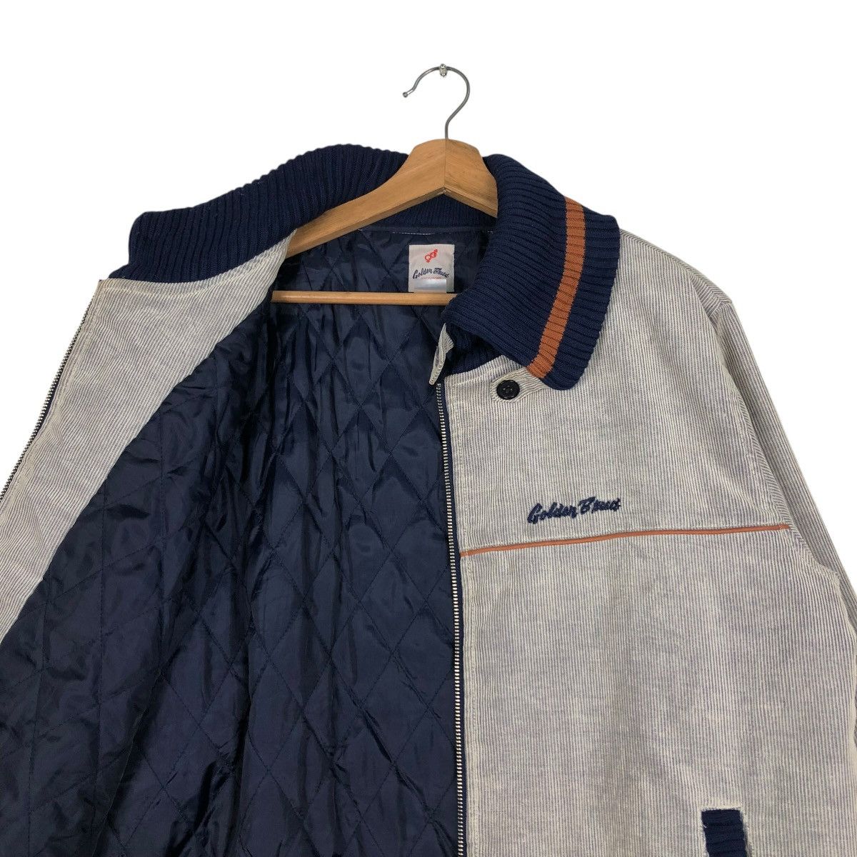 Japanese Brand 🔥VINTAGE HICKORY BOMBER JACKET GOLDEN BREED SURF & SPORTS Size US M / EU 48-50 / 2 - 12 Thumbnail