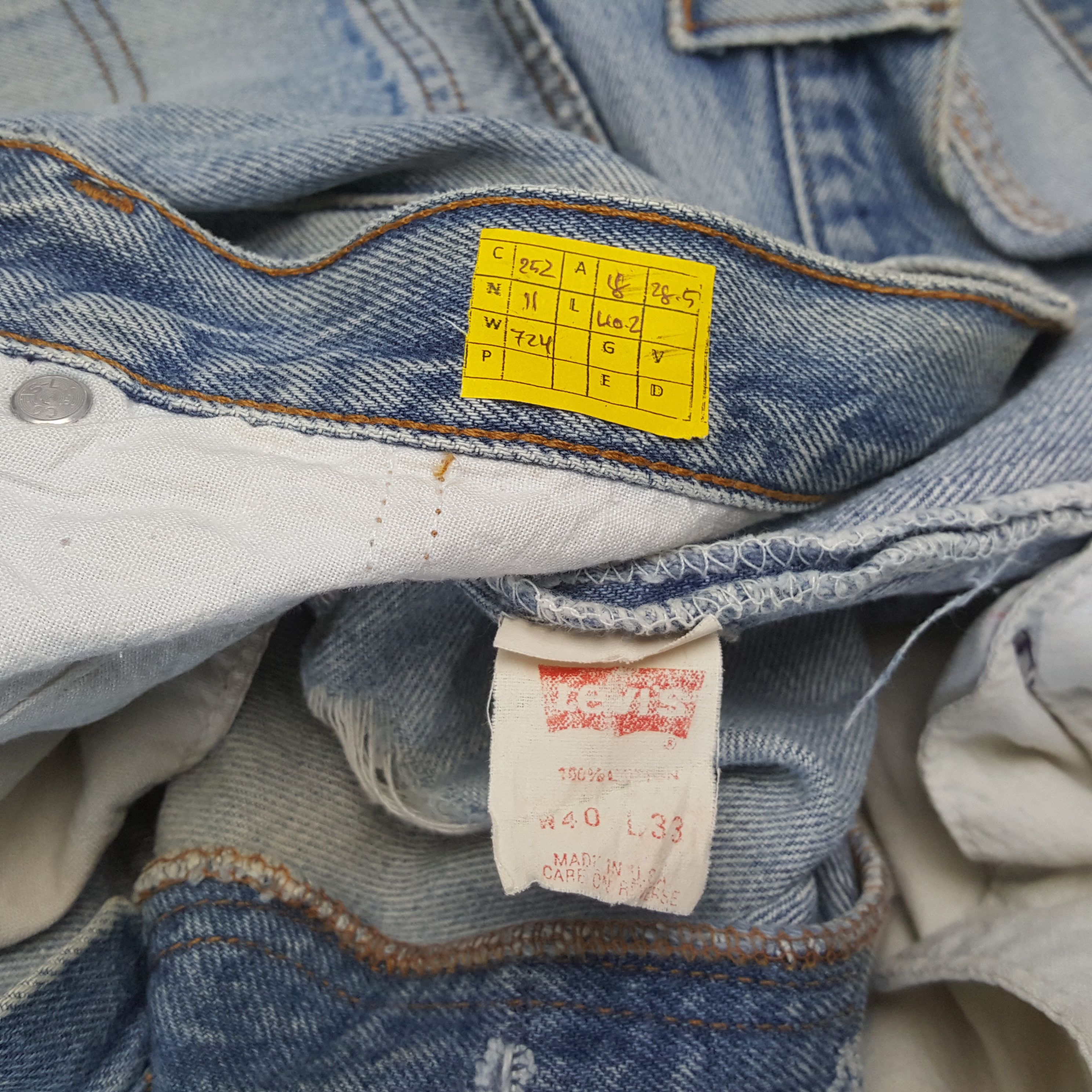 Levi's × Levi's Vintage Clothing Vintage LEVI'S 501 Kurt Cobain Distressed Style Jean Size US 36 / EU 52 - 13 Thumbnail