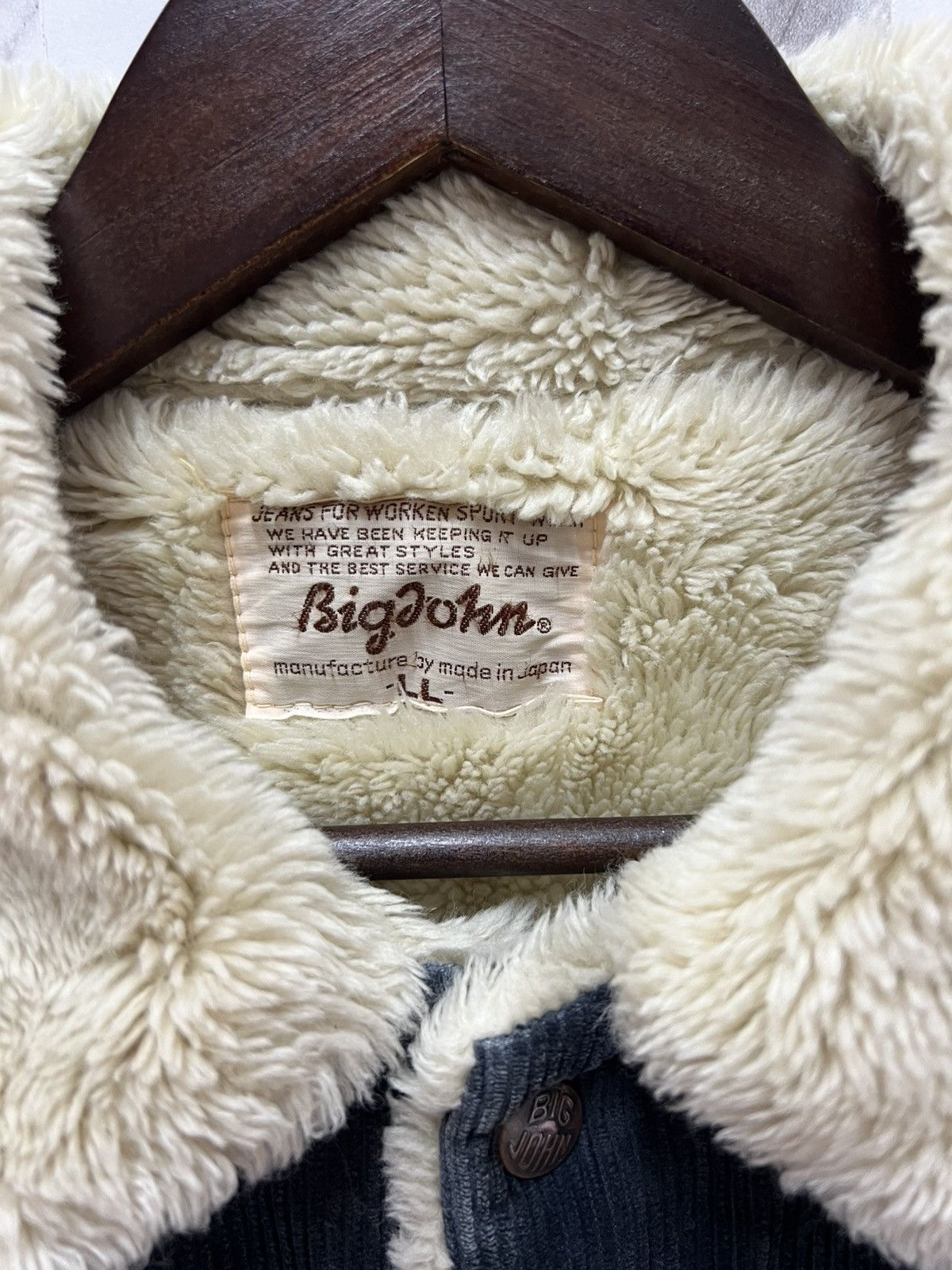 Big John Vintage Big John Corduroy Sherpa Size US L / EU 52-54 / 3 - 6 Thumbnail