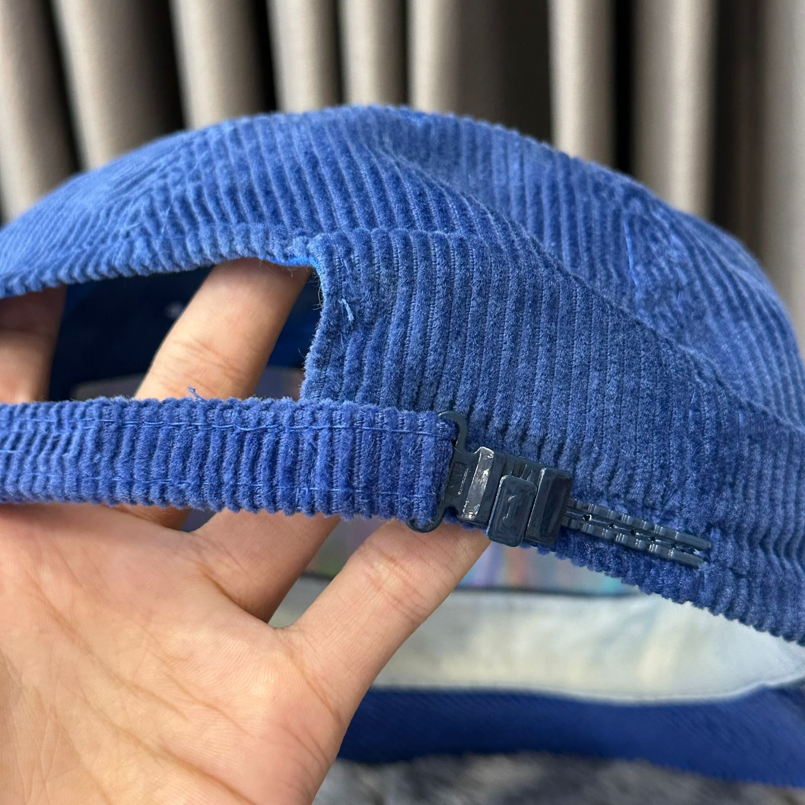 Sports Specialties × Vintage Rare Vintage De Paul Blue Demons Corduroy 5 Panel Hat Size ONE SIZE - 3 Thumbnail