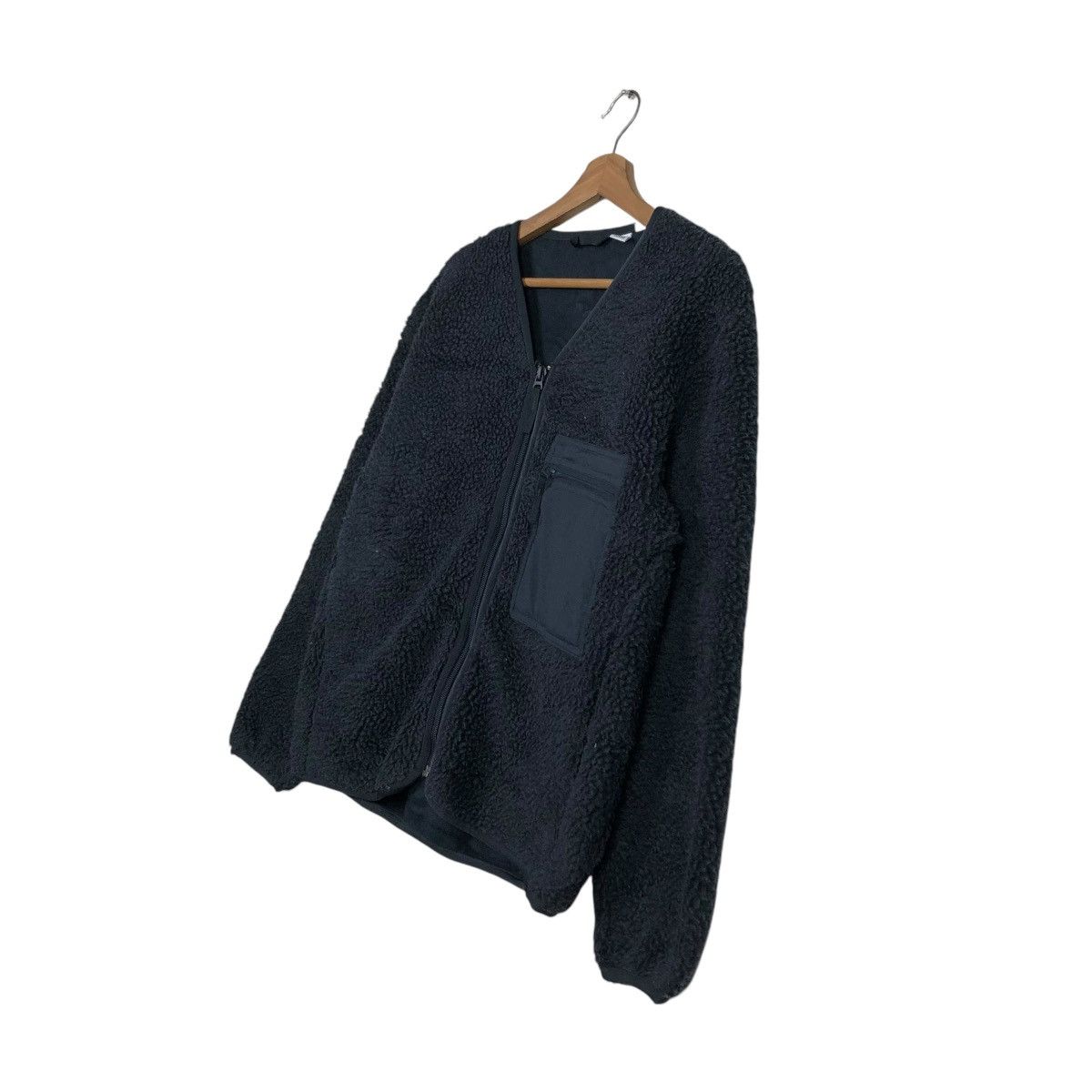 Japanese Brand 🔥FLEECE SHERPA DIP PILE JACKET ZIPPER UNIQLO UNDERCOVER Size US S / EU 44-46 / 1 - 4 Thumbnail