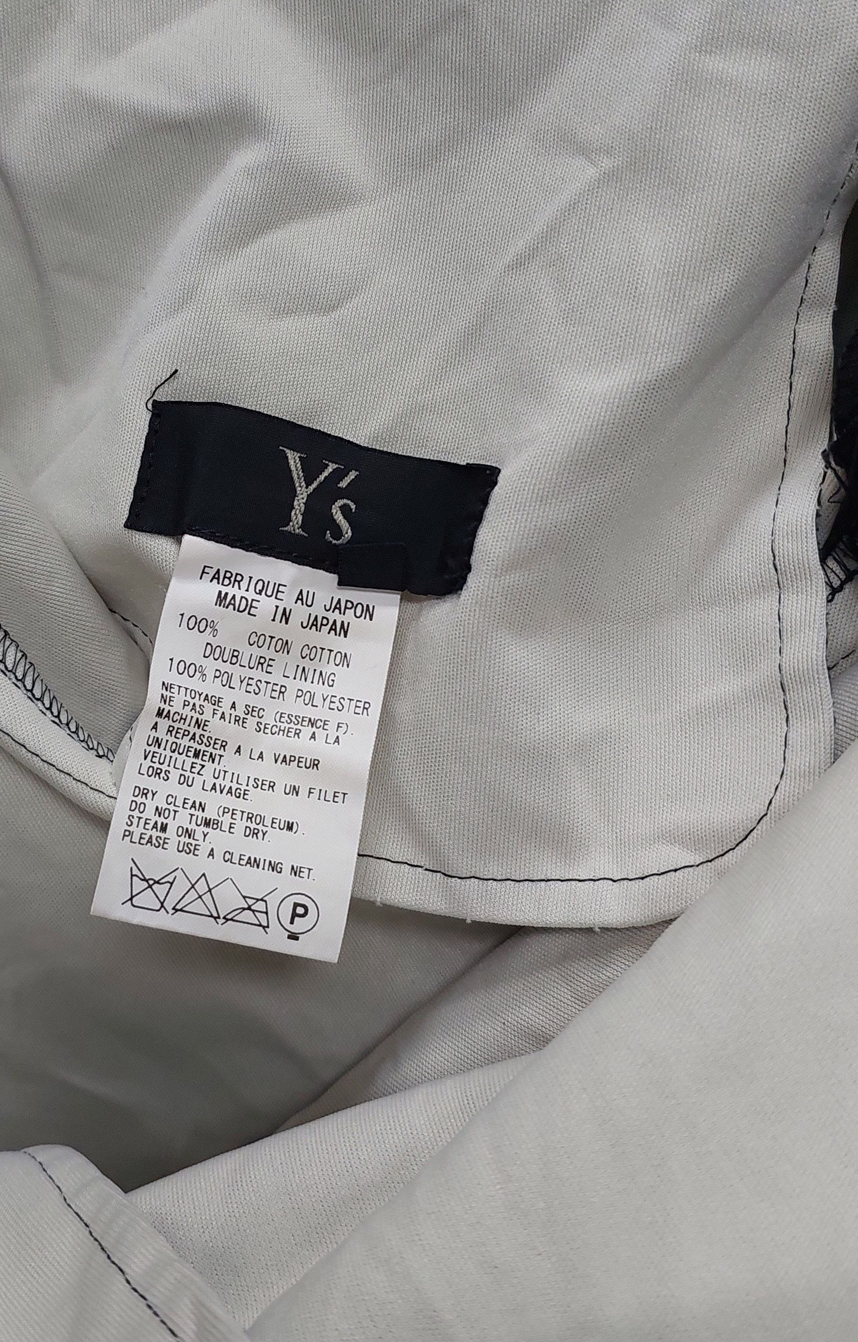 Y's × Y's for Men × Yohji Yamamoto Y's x Yohji Yamamoto Black Utility Tapered Pants Size US 33 - 9 Thumbnail