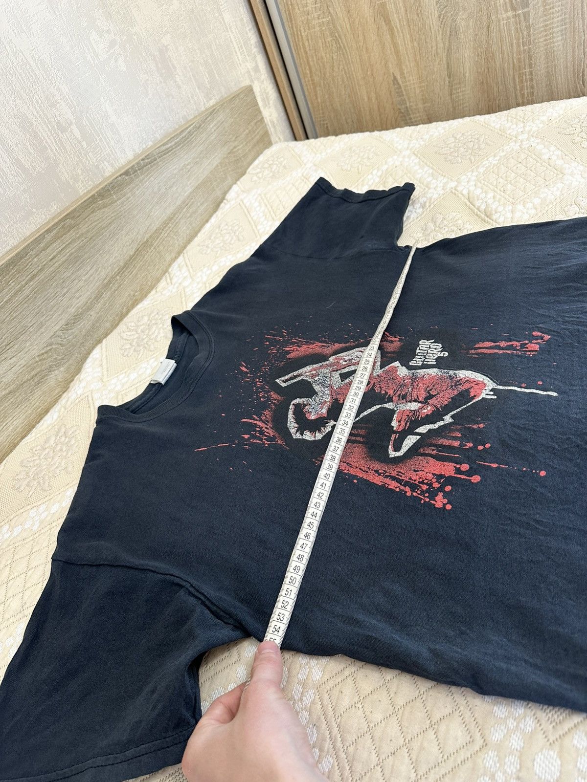 Playstation 🔥 2009 Guitar Hero 5 Xbox Playstation Sega Game T Shirt Size US L / EU 52-54 / 3 - 12 Thumbnail