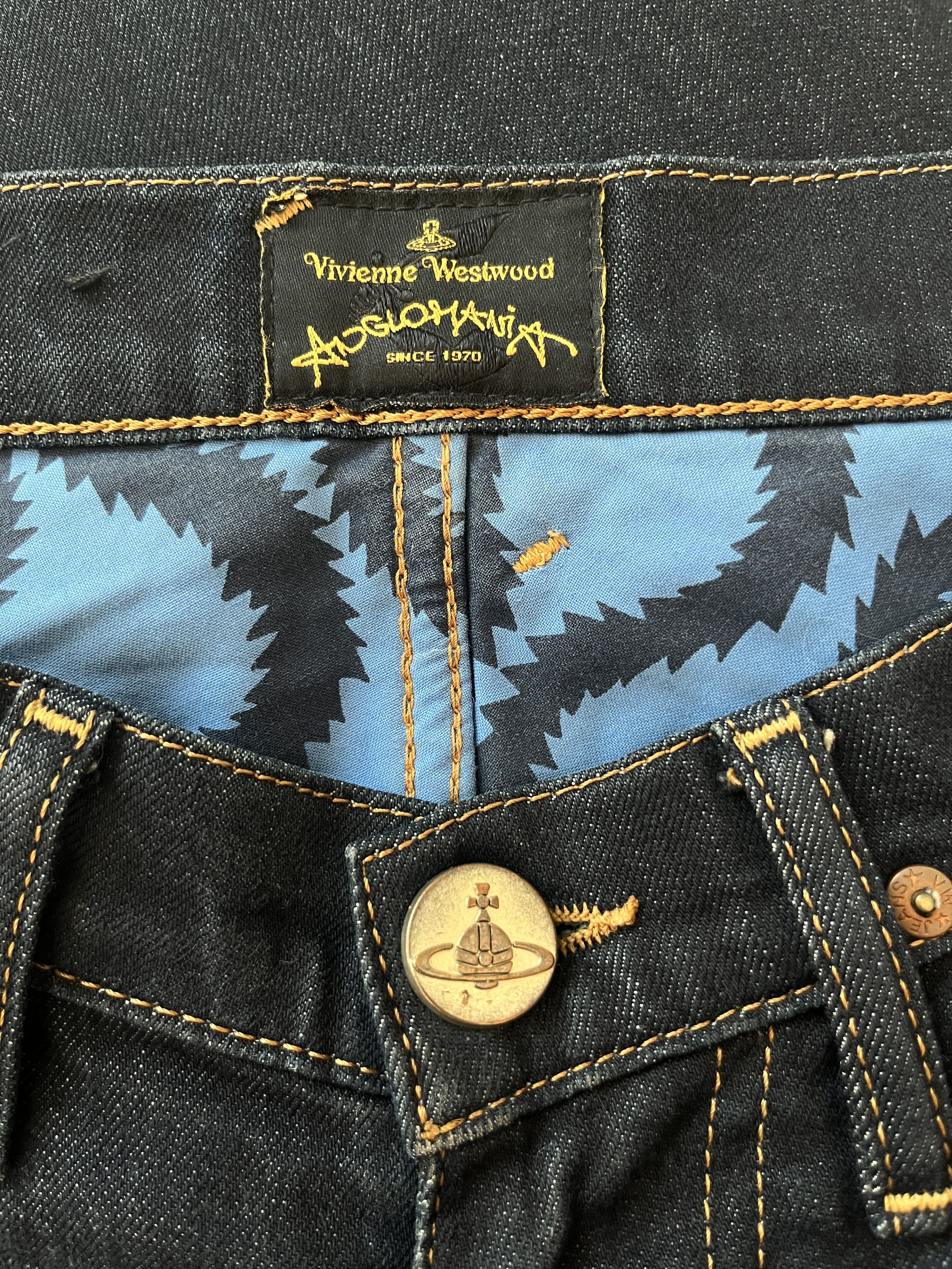 Vivienne Westwood ⚡️QUICK SALE⚡️2000s Vivienne Westwood Anglomania Denim Jeans Size 28" / US 6 / IT 42 - 4 Thumbnail