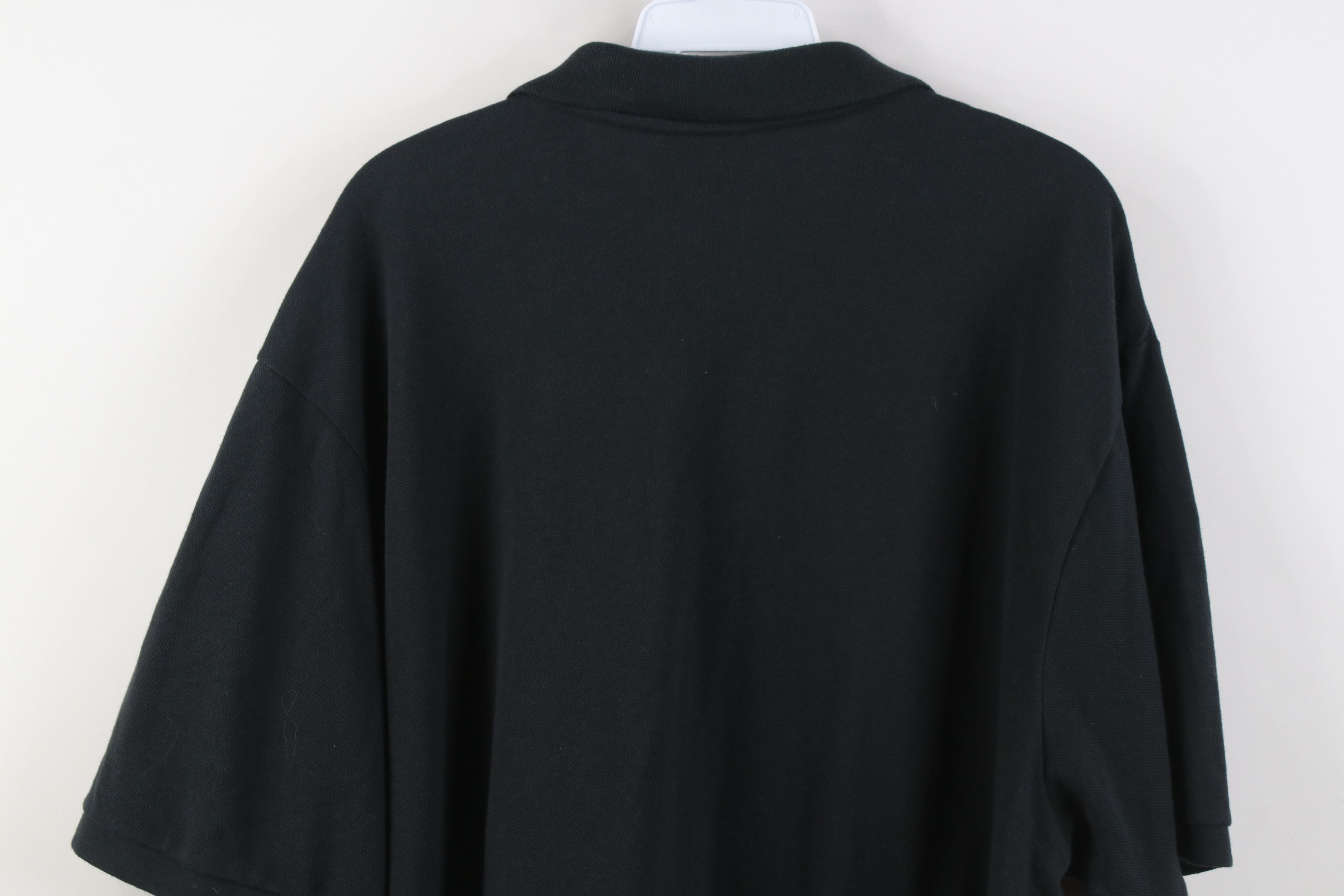 Vintage Vintage 90s Streetwear Pique Knit Golf Polo Shirt Black Size US XL / EU 56 / 4 - 12 Thumbnail