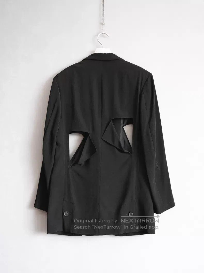 Yohji Yamamoto Yohji Yamamoto 25SS window cut-out triacetate jacket| Size US M / EU 48-50 / 2 - 3 Thumbnail