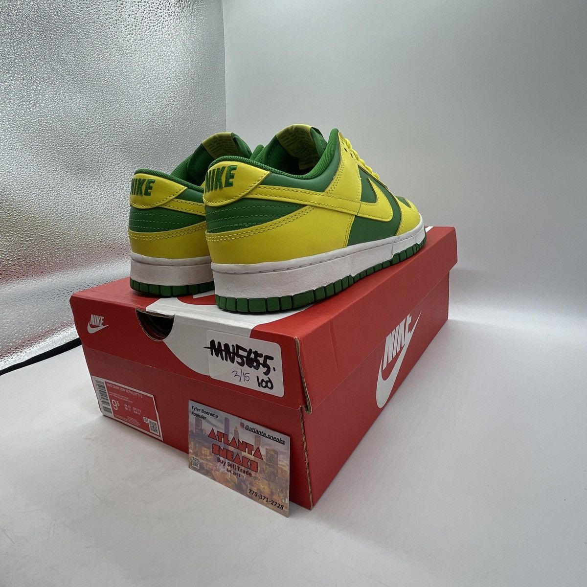 Nike Dunk low reverse Brazil Size US 9.5 / EU 42-43 - 5 Thumbnail