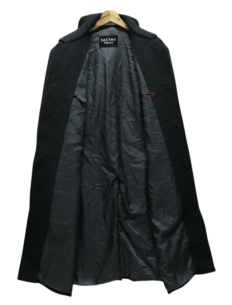 Yohji Yamamoto Sacsny Y'saccs by Yohji Yamamoto Wool Coat Size US L / EU 52-54 / 3 - 2 Thumbnail