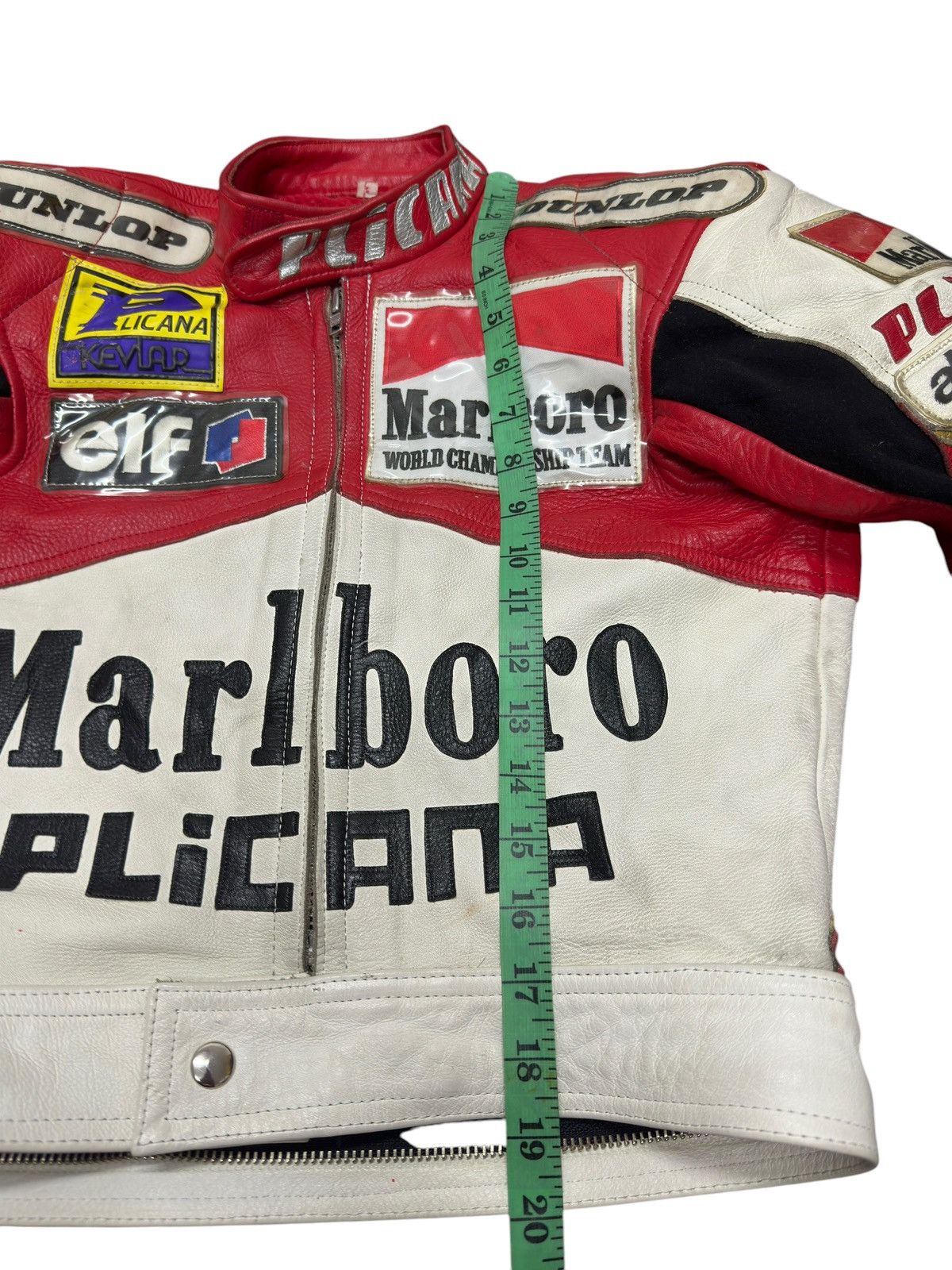 Alpinestars × Marlboro × Vintage Vintage Marlboro Leather Racing Suit Separated Size US 30 / EU 46 - 12 Thumbnail