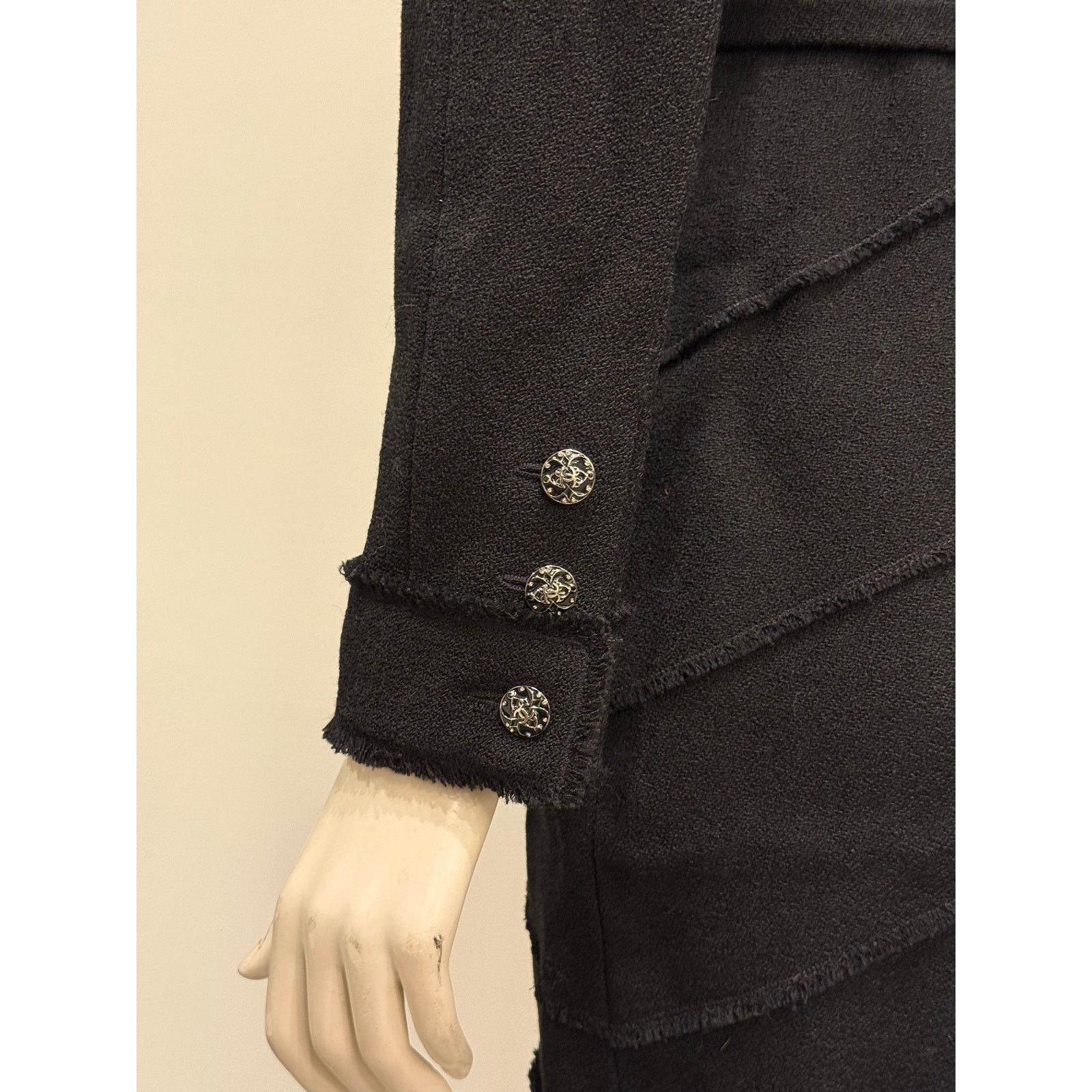 Chanel A/W2007 Chanel structured wool belted coat Size M / US 6-8 / IT 42-44 - 5 Thumbnail