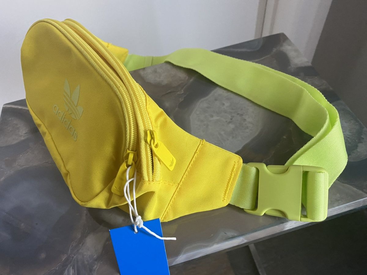 Adidas adidas Essential Crossbody Bag Waist Fanny Pack Yellow Size ONE SIZE - 3 Thumbnail