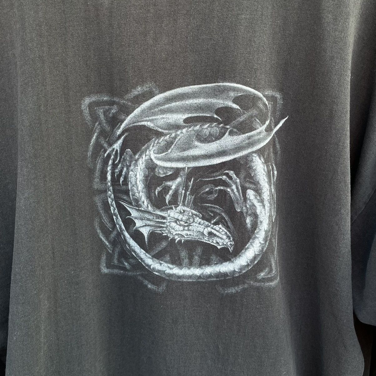 Band Tees × Vintage Vintage Spiral Longsleeve T-shirts Logo Dragon Y2K 90s USA Size US XL / EU 56 / 4 - 6 Thumbnail