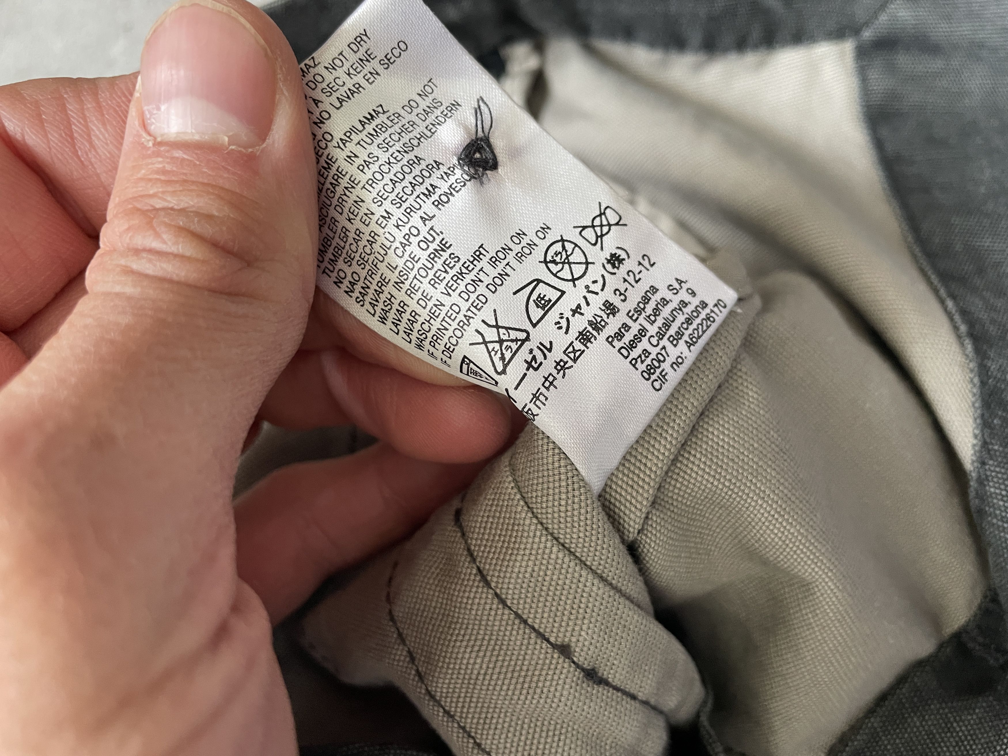 Diesel Y2K DIESEL GRAY WASHED JAPANEESE TYPE BLAZER JACKET Size US M / EU 48-50 / 2 - 8 Thumbnail