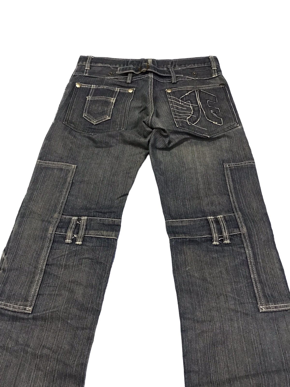 Japanese Brand 🔥🔥Jeans De Art Multipocket Denim Jeans Very Rare Size US 33 - 9 Thumbnail
