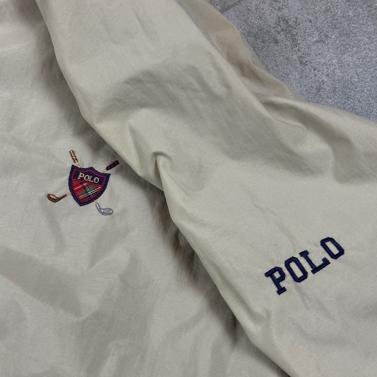 Designer × Polo Ralph Lauren Polo Ralph Lauren beige nylon sweatshirt XL golf oversize Size US XL / EU 56 / 4 - 3 Thumbnail