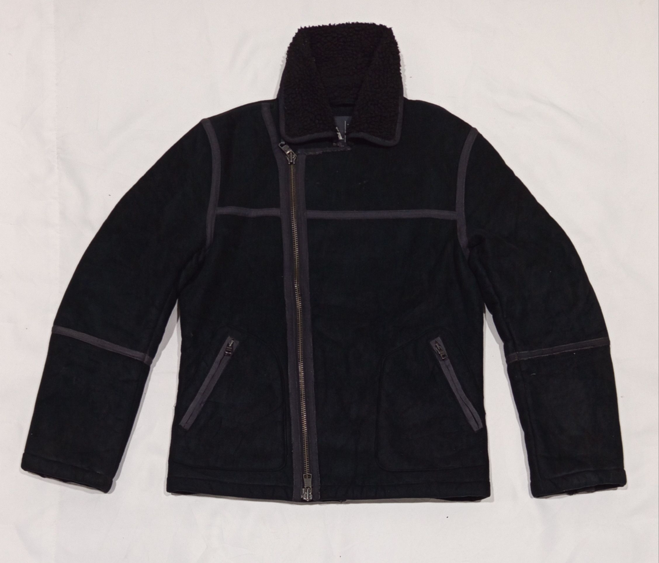 Armani Exchange Armani Exchange (AX) Faux-Suede Jacket Size US S / EU 44-46 / 1 - 2 Thumbnail